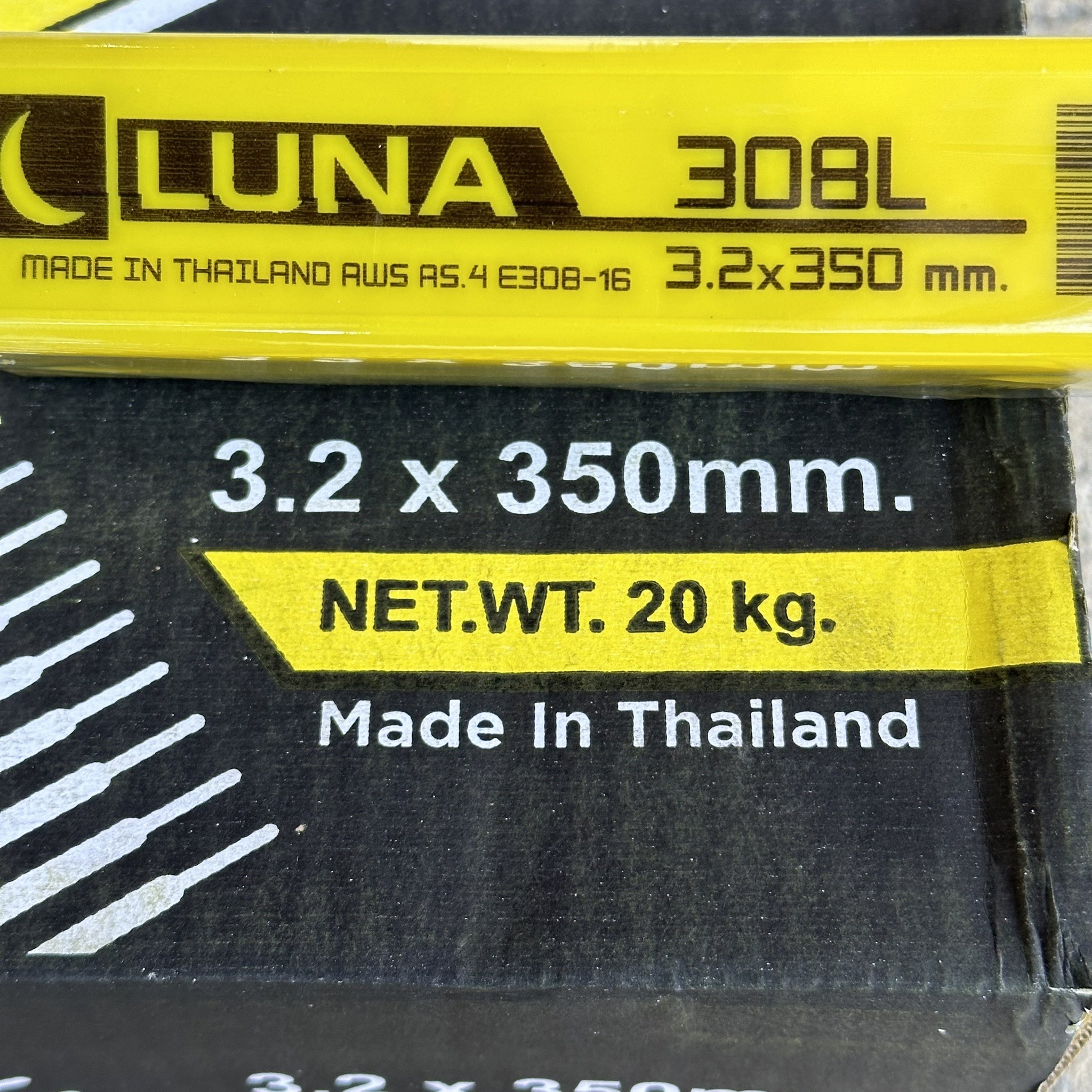 ลวดเชื่อมสเตนเลส LUNA 308L-16 ผลิตในไทย