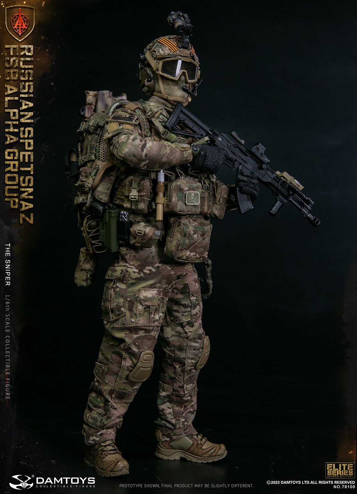 DAMTOYS 78100 1/6 RUSSIAN SPETSNAZ FSB ALPHA GROUP - THE SNIPER