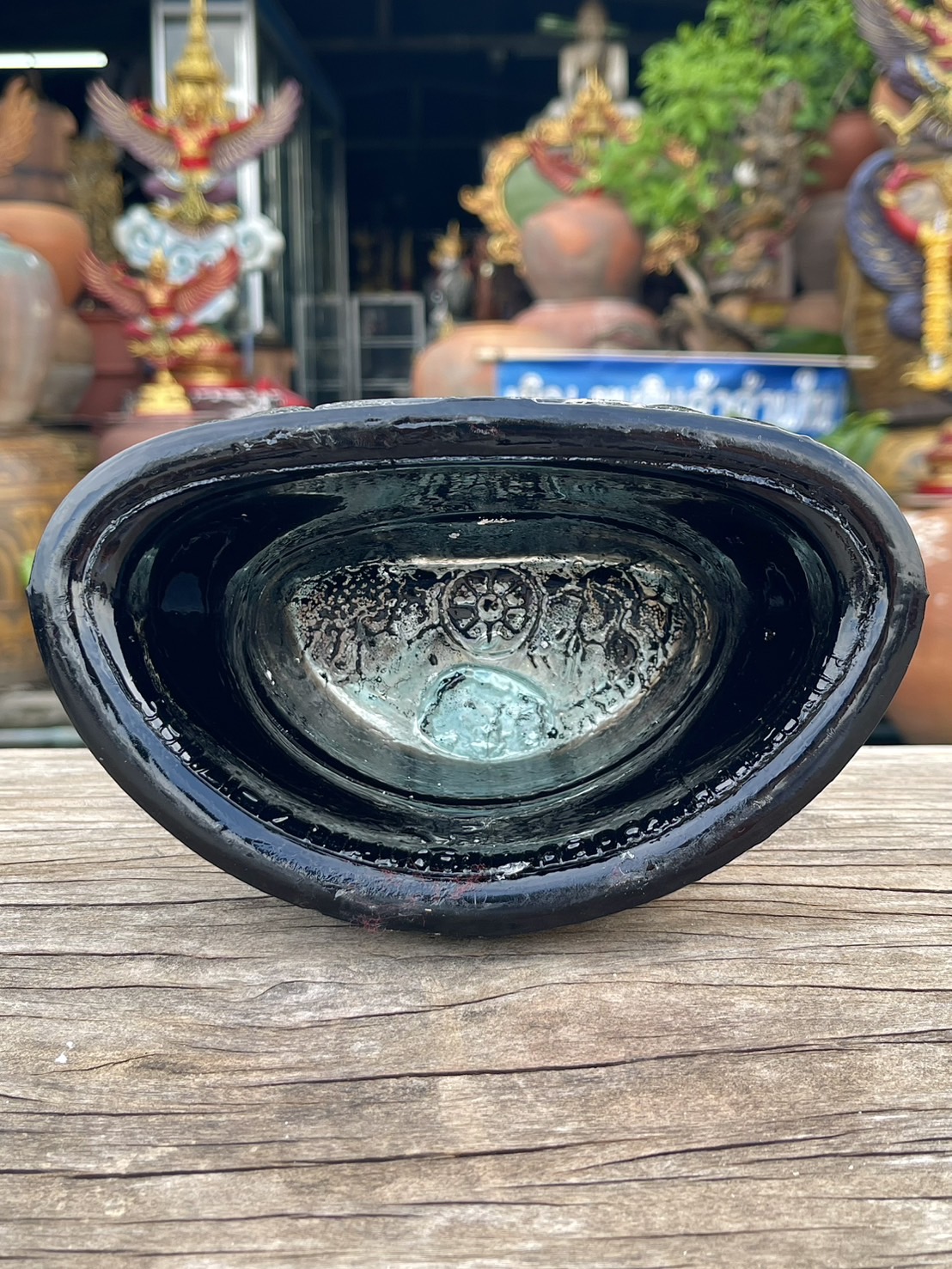 พระแก้ว 25พุทธศตวรรษ ปี2500 สีใสพาดนิล