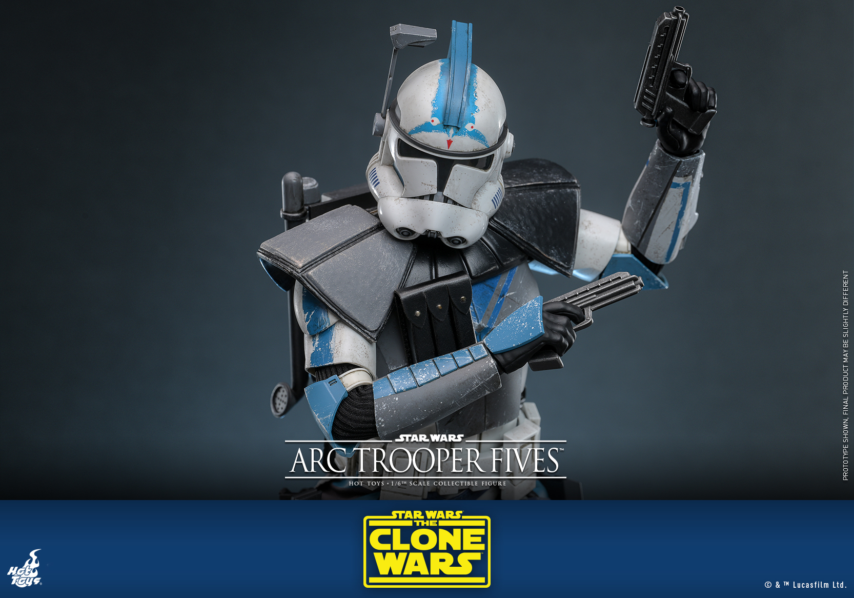 Hot Toys TMS132 Star Wars: The Clone Wars - Arc Trooper Fives