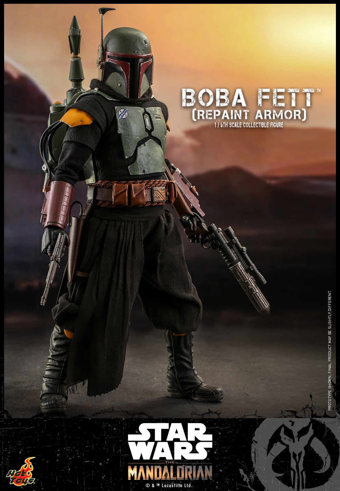 Hot Toys TMS055B 1/6 Star Wars: The Mandalorian™ - Boba Fett (Repaint Armor) (Special Edition)
