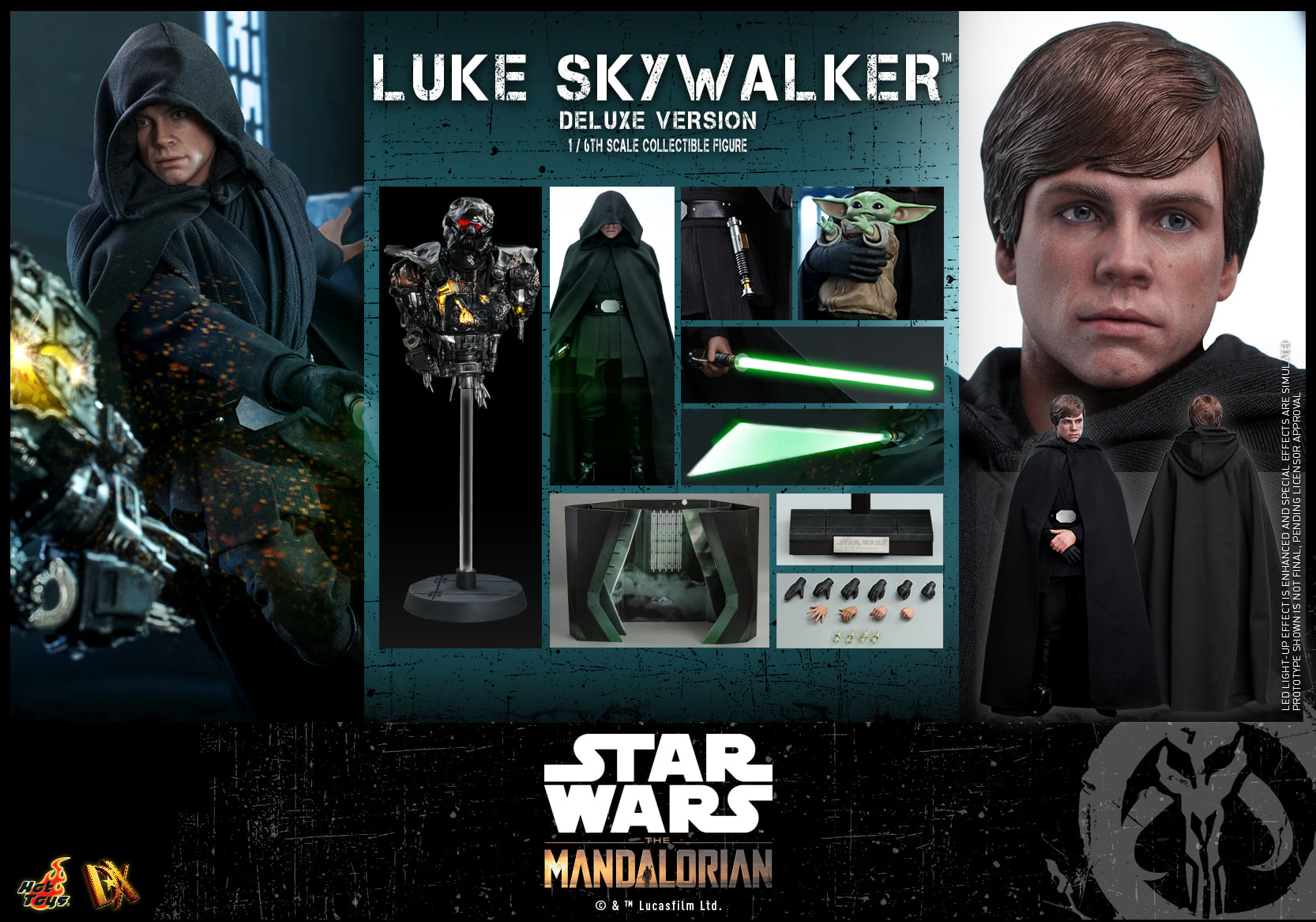 Hot Toys DX23 1/6 Star Wars: The Mandalorian™ - Luke Skywalker™ (Deluxe Version)