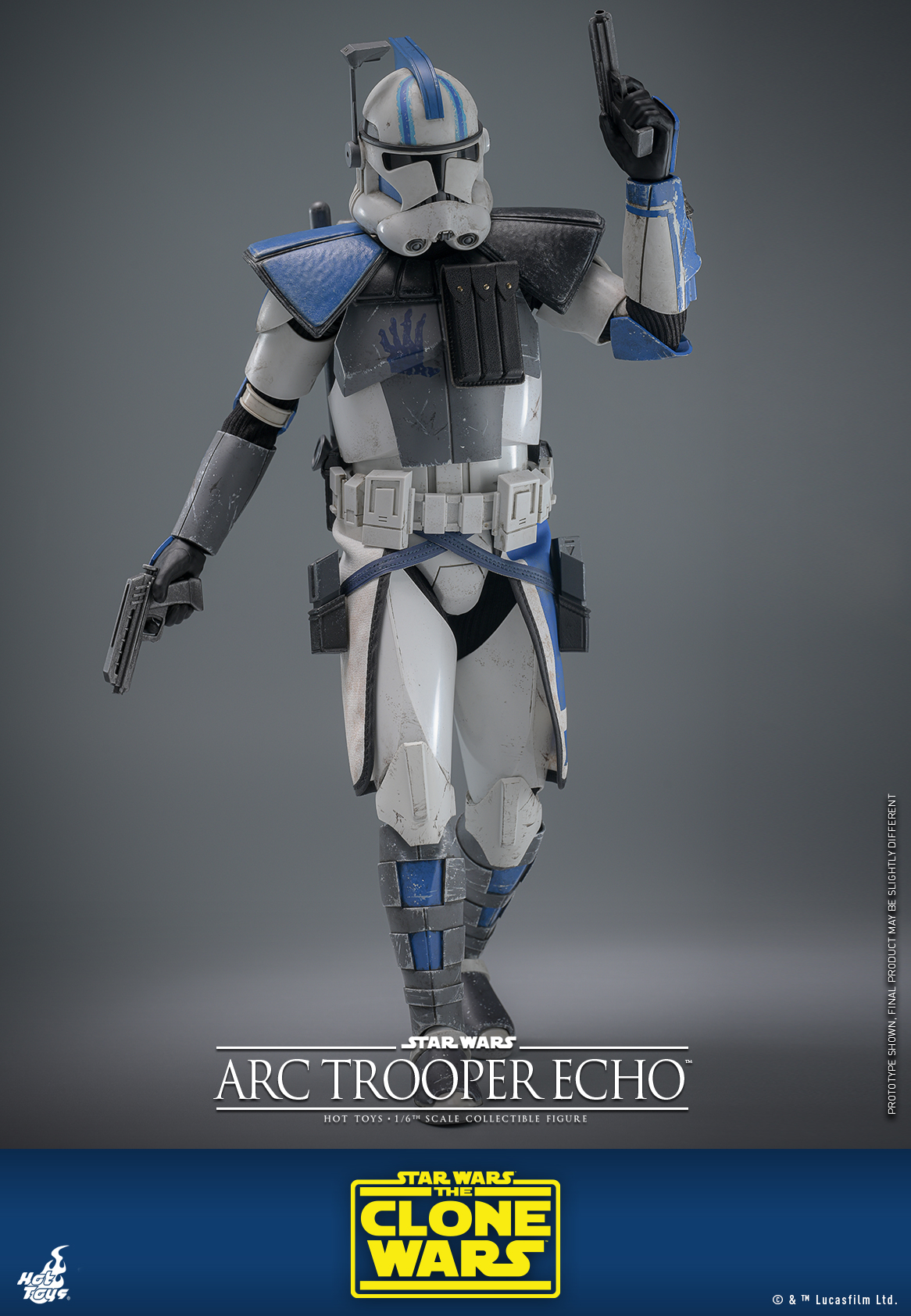 Hot Toys TMS133 Star Wars: The Clone Wars - Arc Trooper Echo