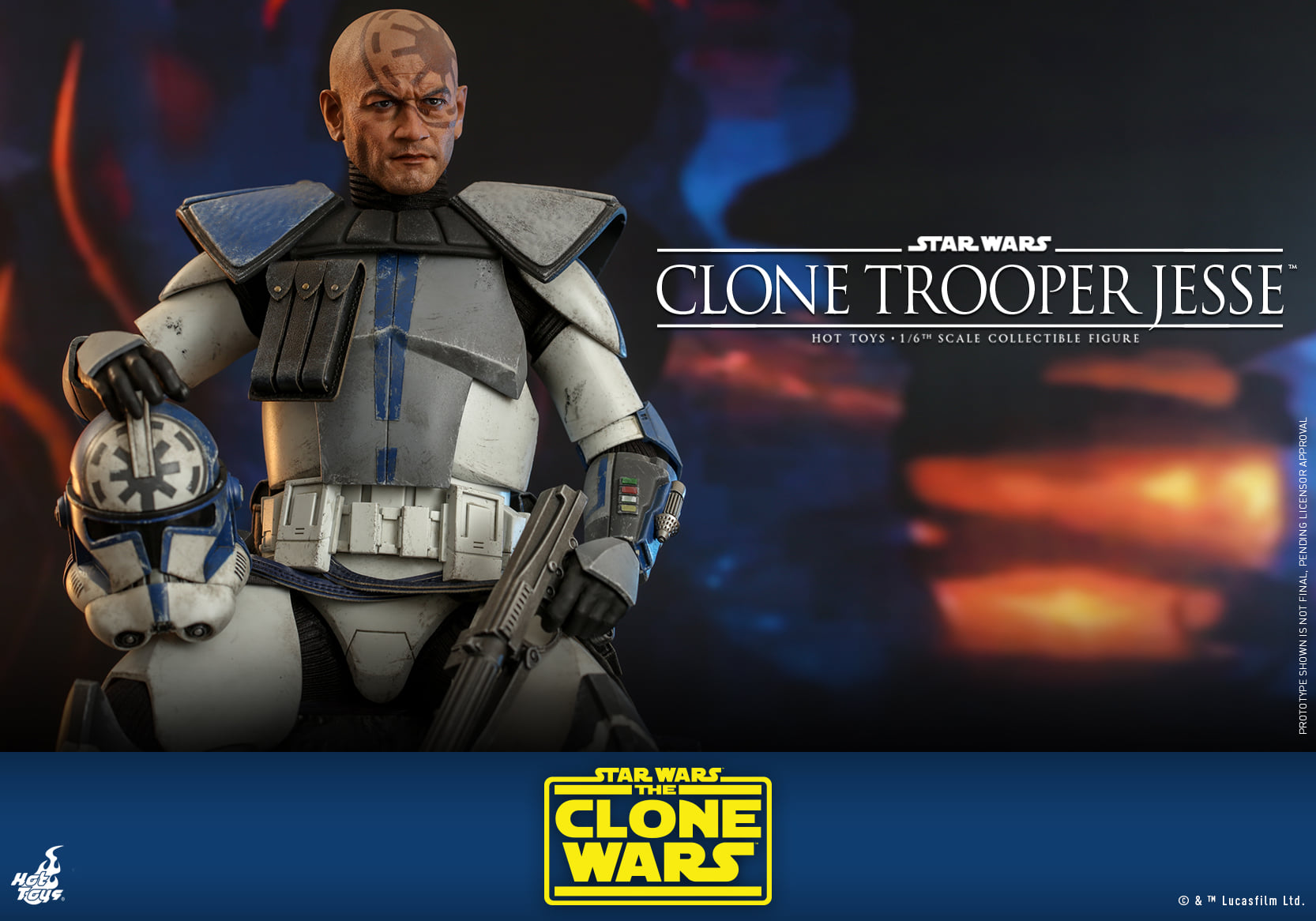 Hot Toys TMS064 1/6 Star Wars: The Clone Wars™ - Clone Trooper Jesse™
