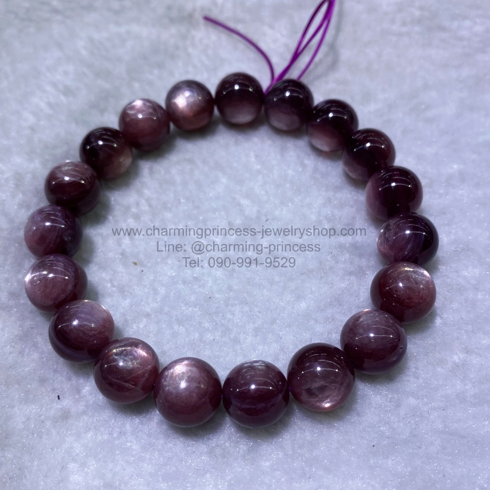 Lepidolite เลปิโดไลต์ 10 มม นำพาความสำเร็จในธุรกิจ หรือทำความฝันให้เป็นจริง