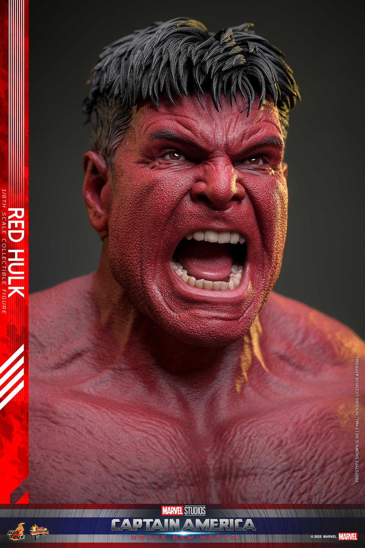 Hot Toys MMS797 Captain America: Brave New World - Red Hulk