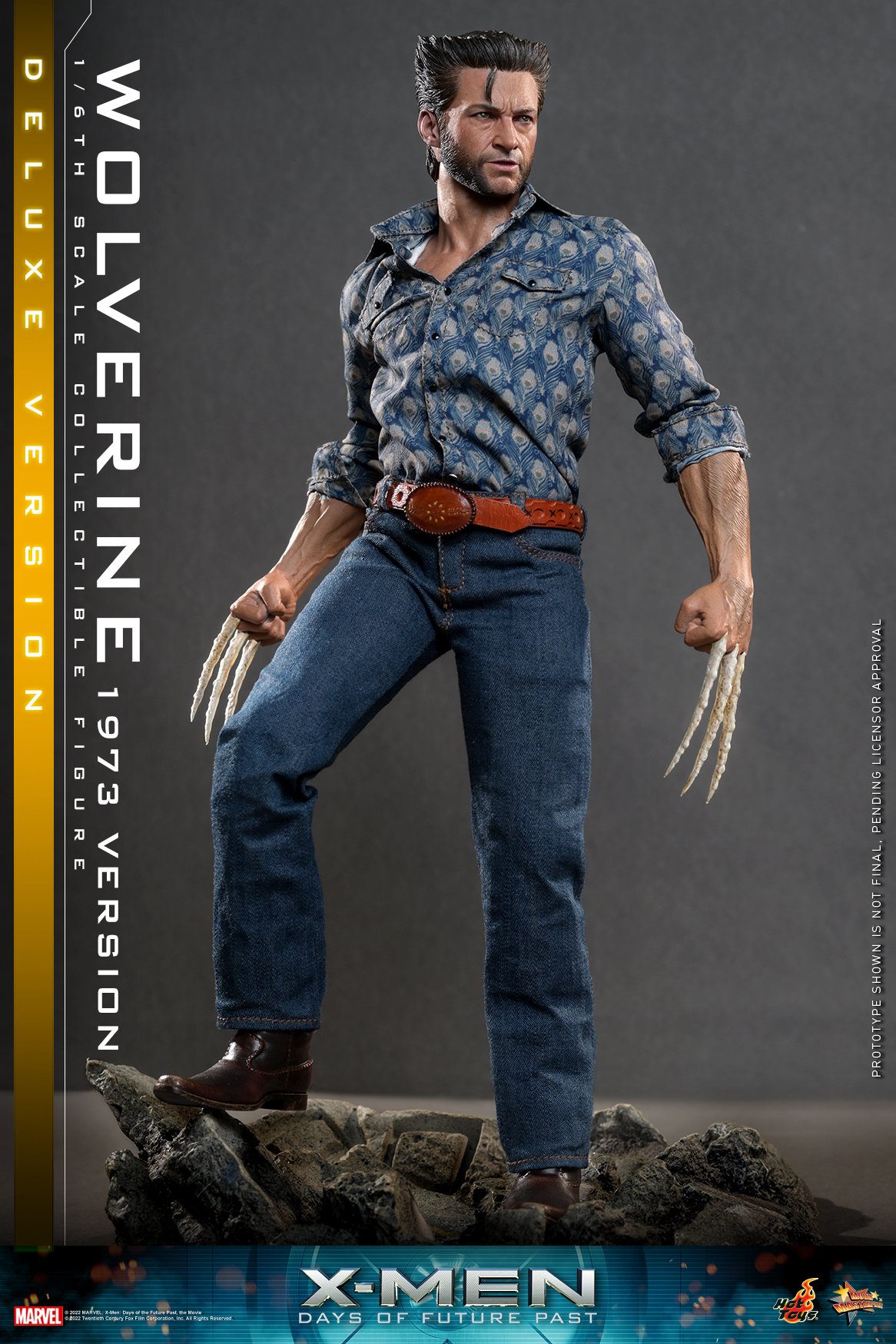 Hot Toys MMS660B 1/6 X-Men: Days of Future Past - Wolverine 1973 Version (Deluxe Version) [Special Edition Bonus]