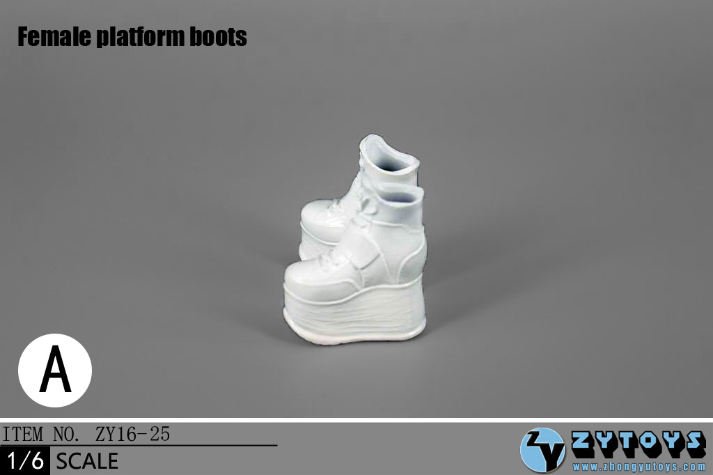 ZY Toys ZY16-23A Men's Leather Boots Black