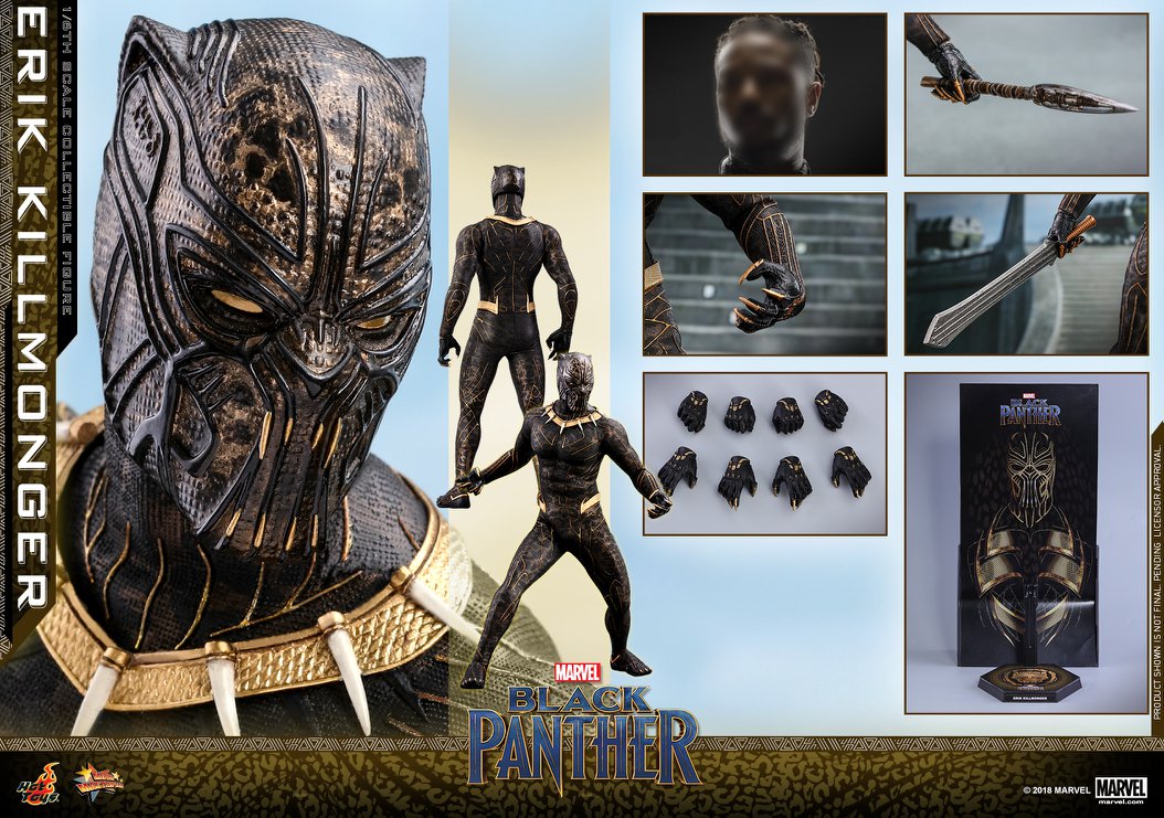 Hot Toys MMS471 BLACK PANTHER - ERIK KILLMONGER