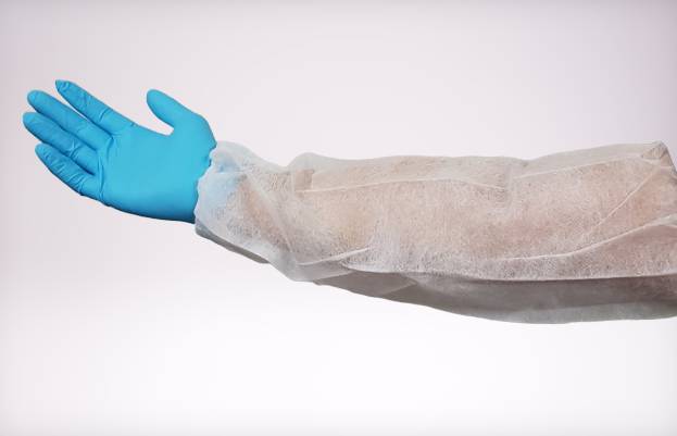 ถุงสวมแขนกันเปื้อน ใช้แล้วทิ้ง แพค 10 คู่