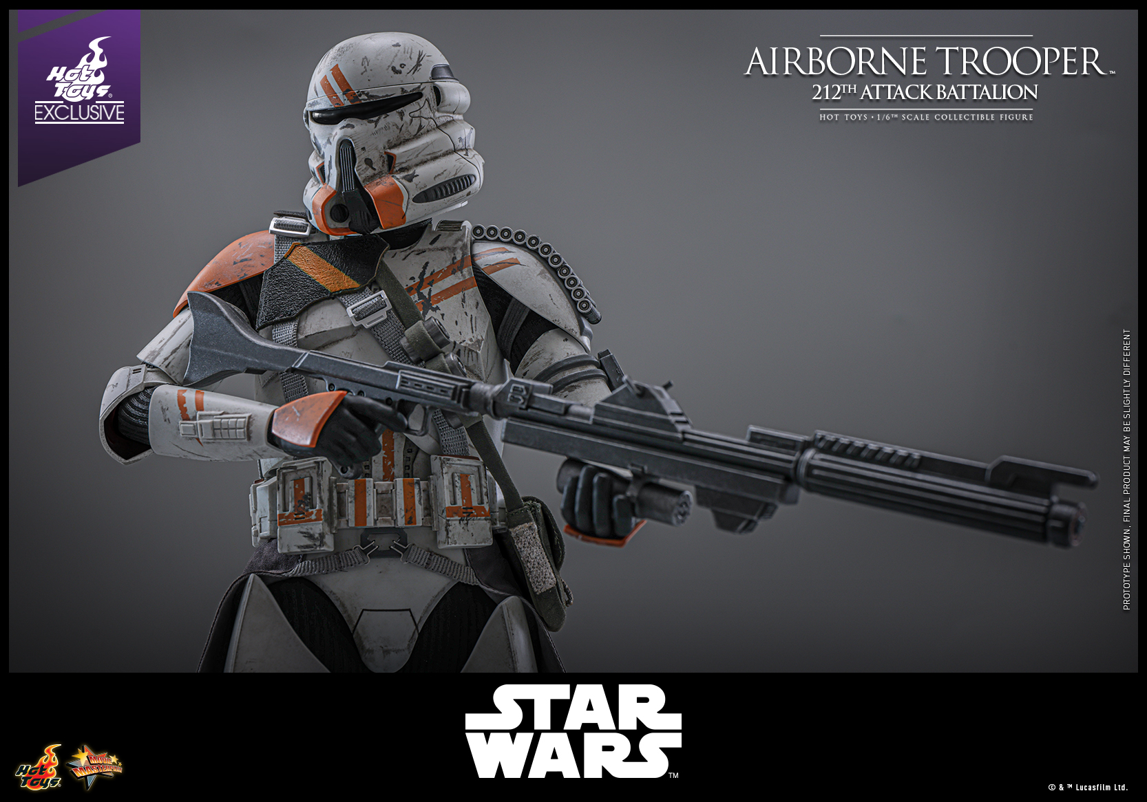 Hot Toys MMS794 Star Wars: Episode III Revenge of the Sith - Airborne Trooper (212th Attack Battalion) [Hot Toys Exclusive]
