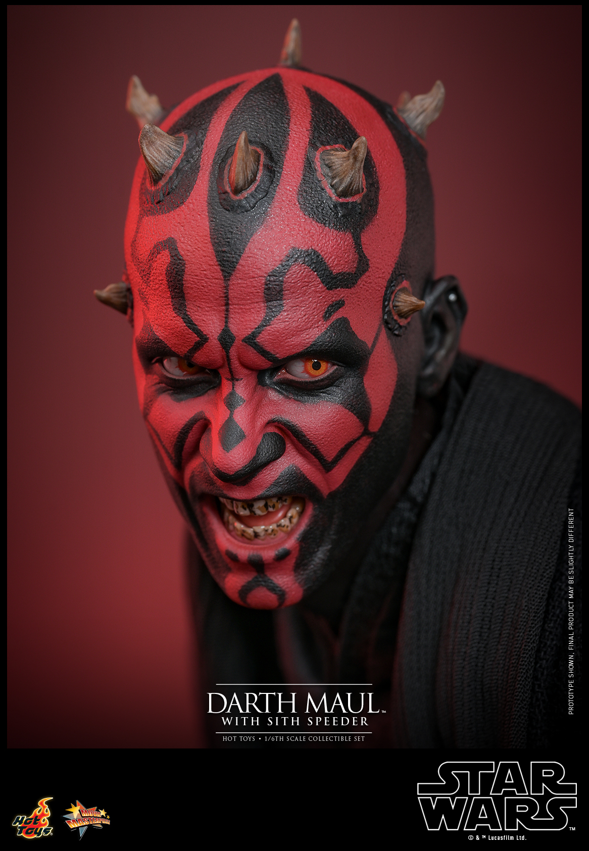 Hot Toys MMS749 Star Wars Episode I: The Phantom Menace™ - Darth Maul™ with Sith Speeder
