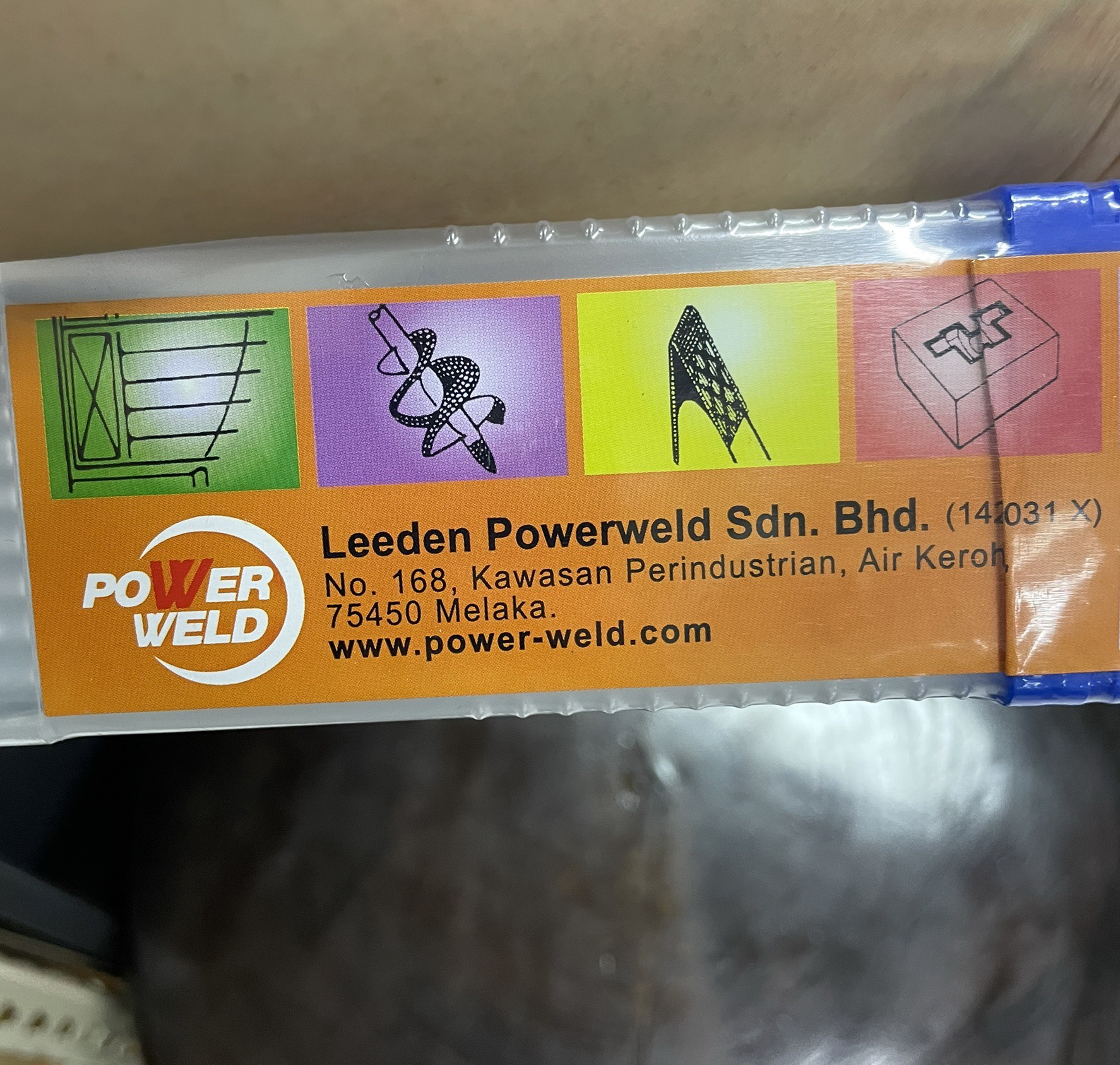 ลวดเชื่อมอลูมิเนียมไฟฟ้า 3.2mm ALSi12 E4047 POWERWEL (0.5กก.)