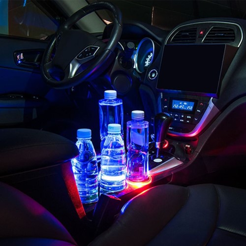 ที่วางแก้วในรถมีไฟ Led