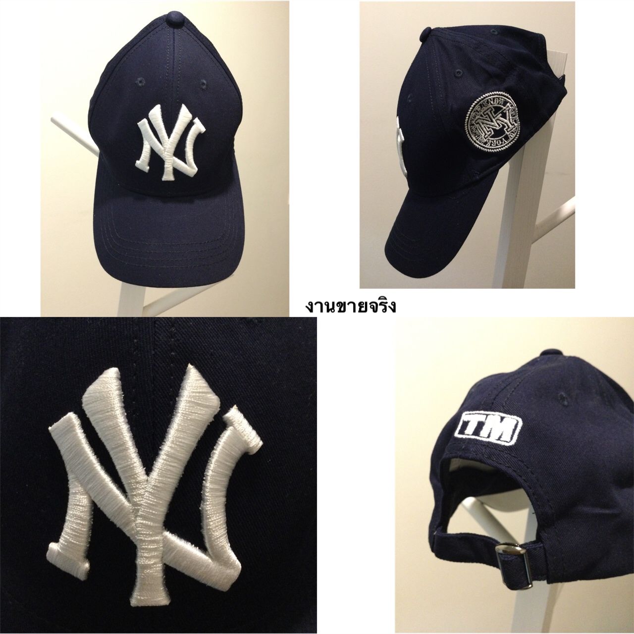 หมวกแก๊ป NY มี3สี ชมพู , กรม ,ดำ