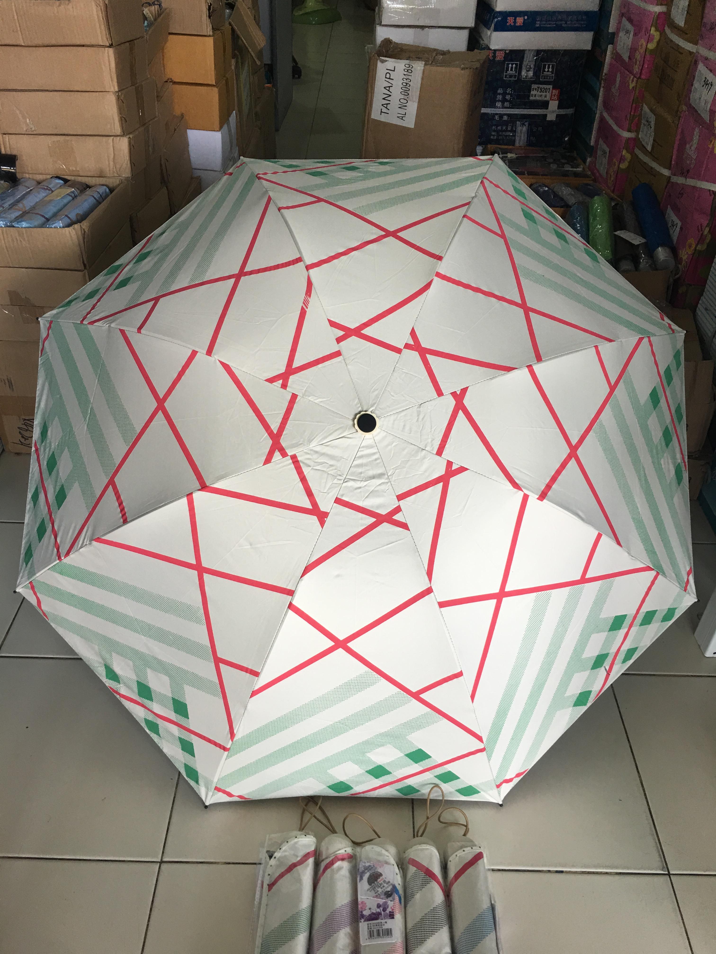 ร่มโค้งแฟชั่นยูวีดำรหัส3009