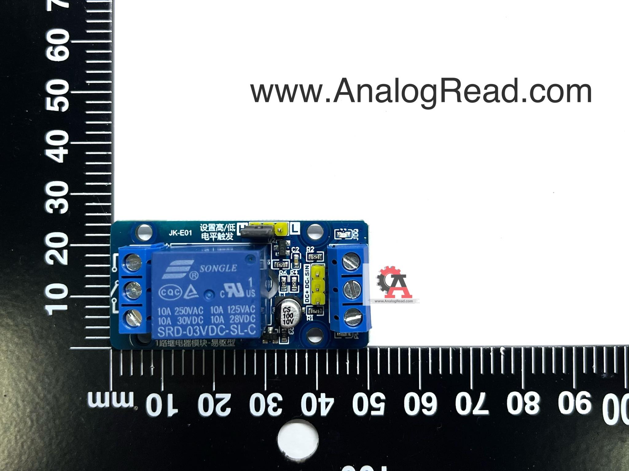 1Channel Active H/L 3V Relay Module รีเลย์ 3โวล์