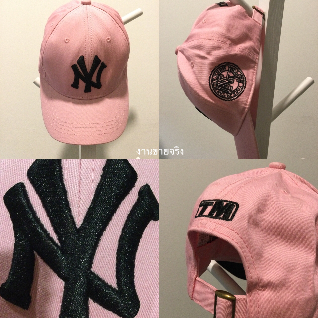 หมวกแก๊ป NY มี3สี ชมพู , กรม ,ดำ