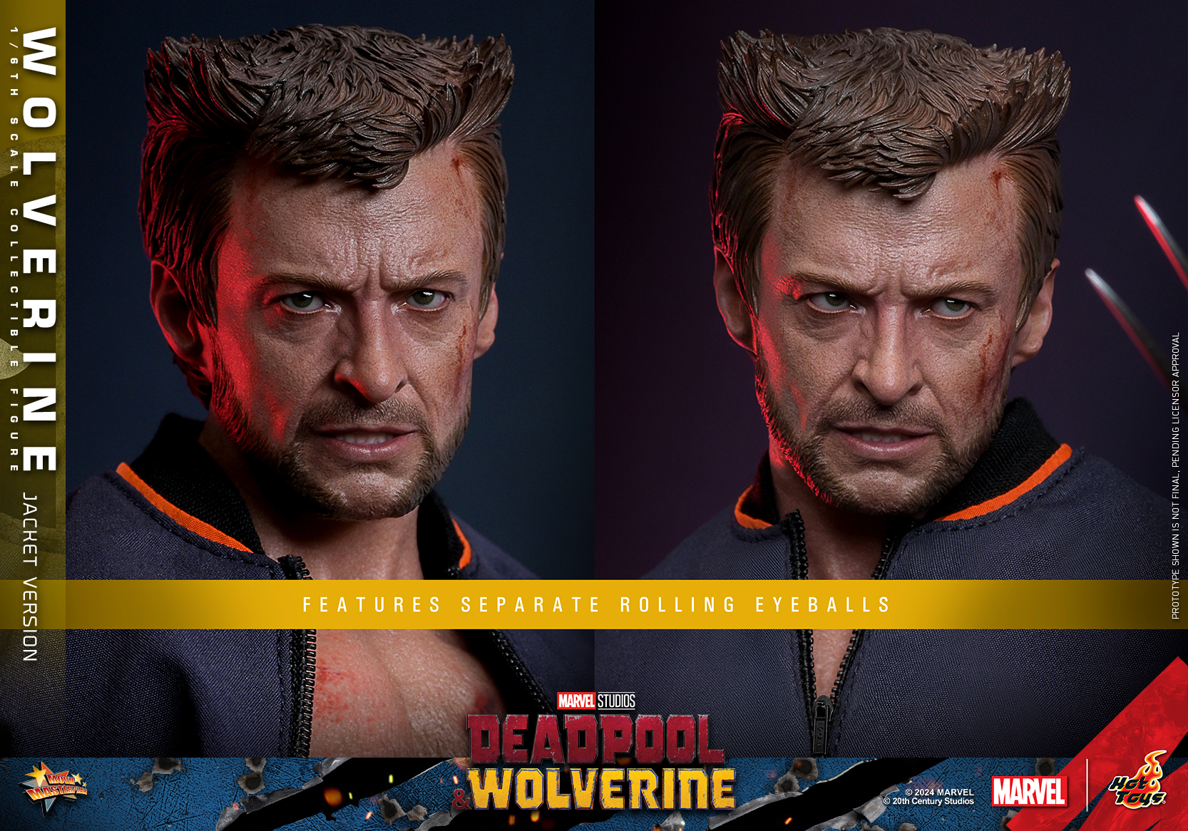 Hot Toys MMS756 Deadpool & Wolverine - Wolverine (Jacket Version)