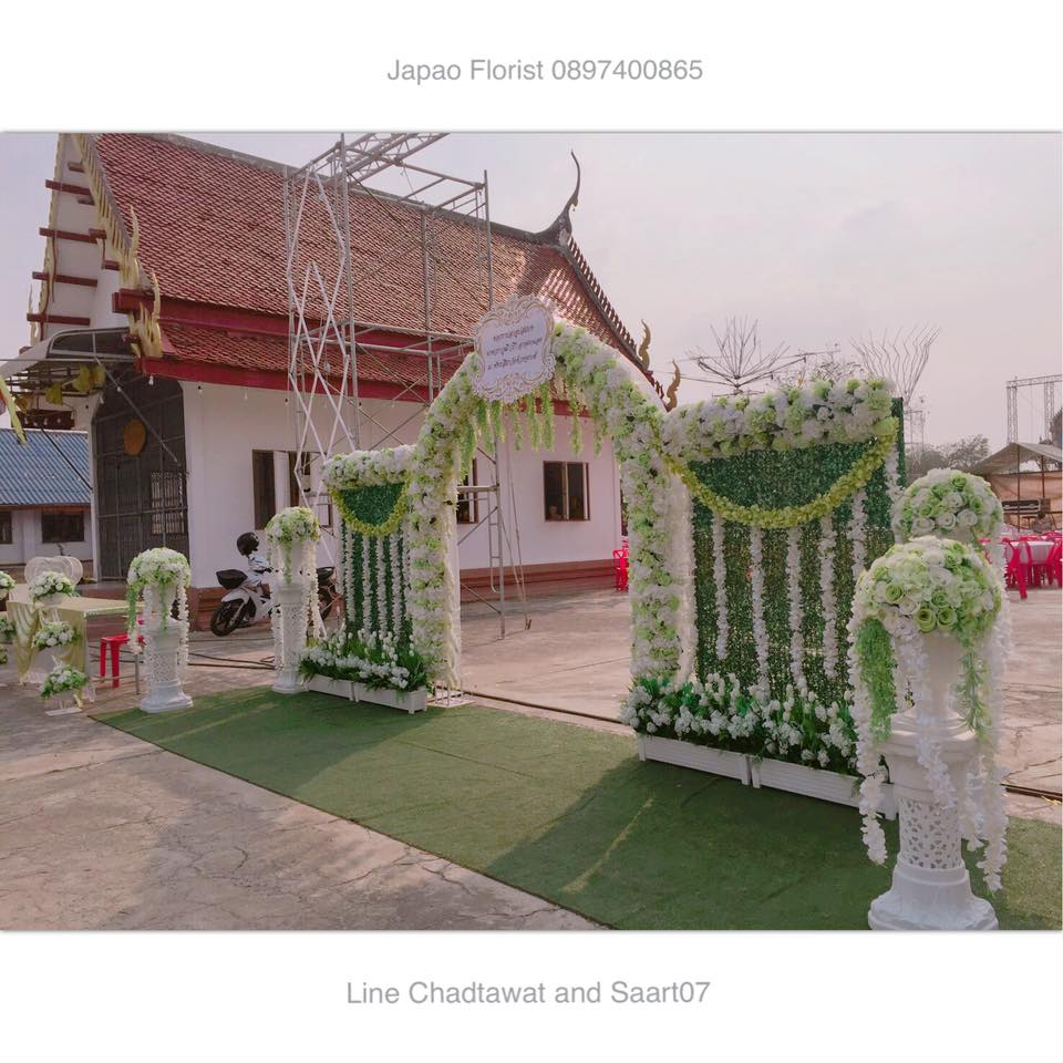 ซุ้มถ่ายภาพงานบวช 5 m x 2.5 m