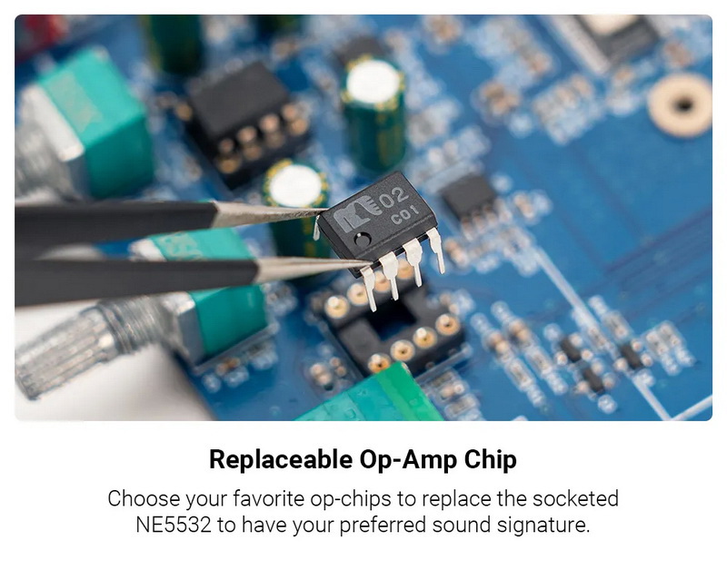 Fosi Audio BT20A Pro-48V Bluetooth Amplifier ClassD ชิป TPA3255 อัพเกรด Op-Amp ได้ ประกันศูนย์ไทย