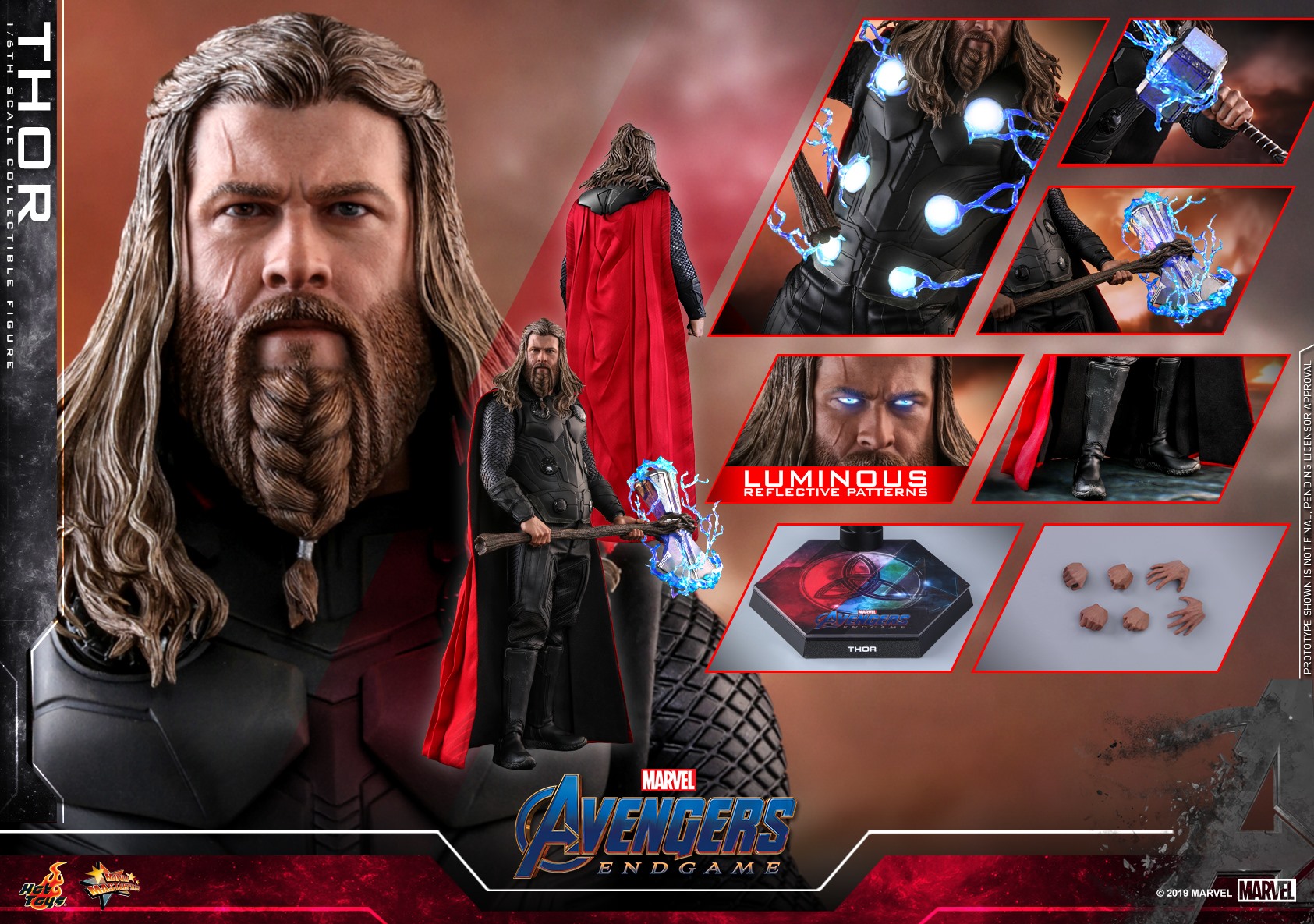 Hot Toys MMS557 Avengers: Endgame 1/6 Thor