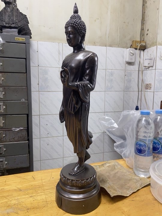 พระบูชา25พุทธศตวรรษ พระพุทธรูป25พุทธศตวรรษ ทองเหลือง องค์ยืน