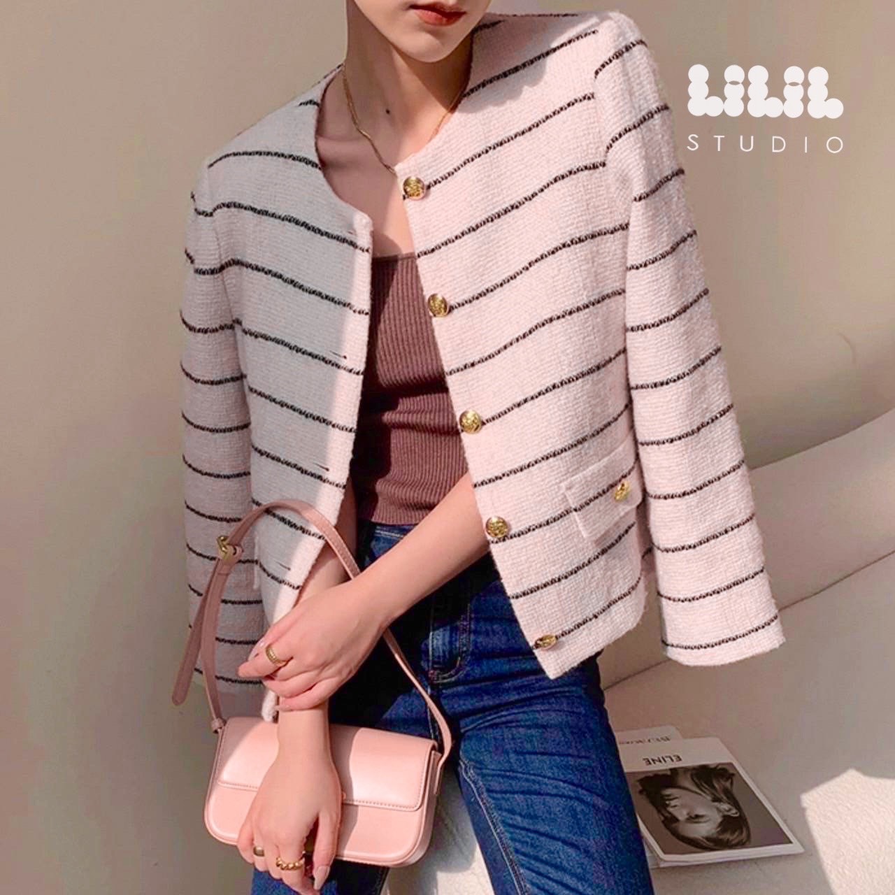 เสื้อทวีตสีชมพูสวยๆ