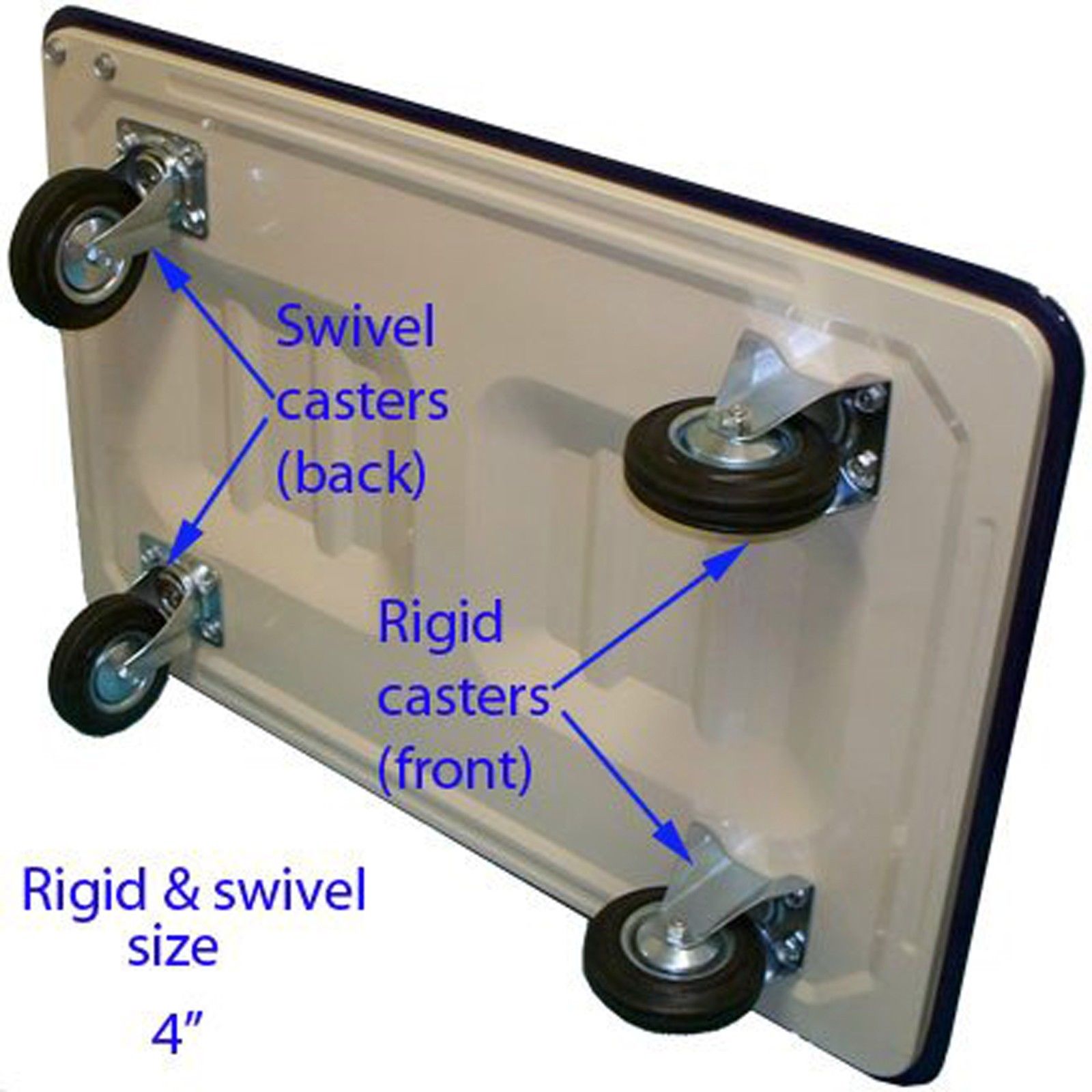 รถเข็นอเนกประสงค์ 4 ล้อ รถเข็นพับได้ รุ่นTT2-300CA รถเข็นของ 300KG
