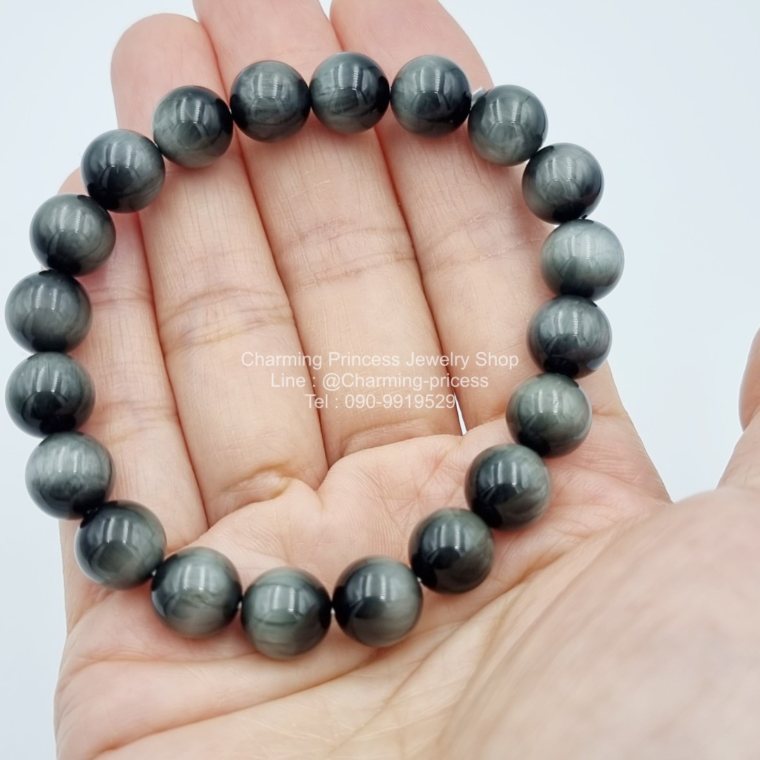 Eagle Eye 10 mm ลายและเนื้อหินสวยมากๆ หินตาเหยี่ยว มองการณ์ไกล เหมาะสำหรับนักลงทุน นักธุรกิจ