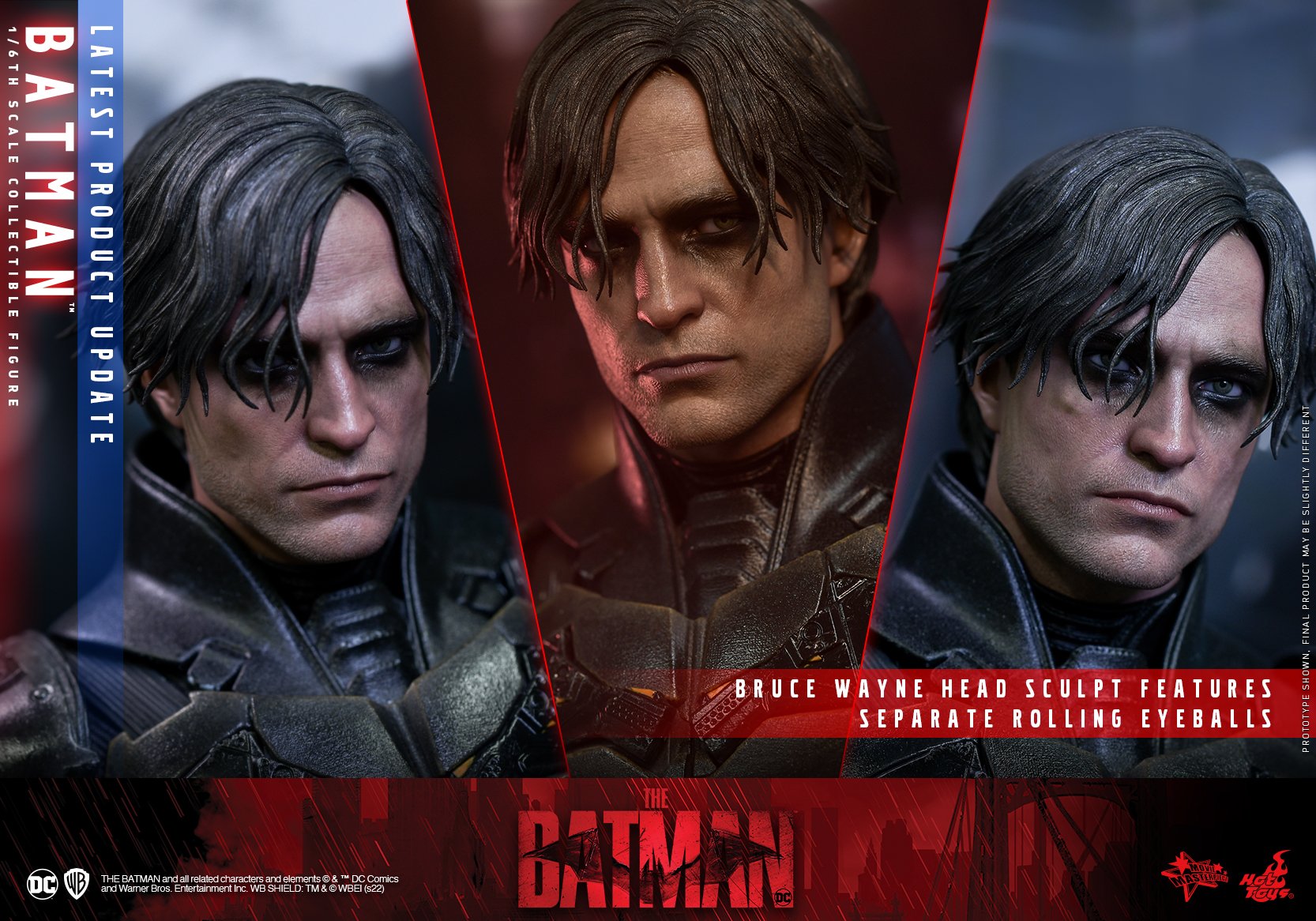 Hot Toys MMS639 1/6 The Batman - Batman (Deluxe Version)