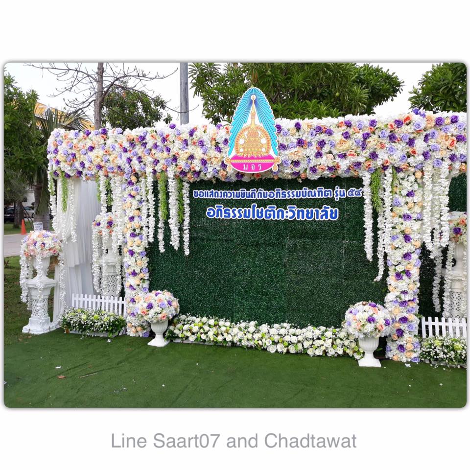 ซุ้มถ่ายภาพงานแต่ง 5 m x 2.5 m