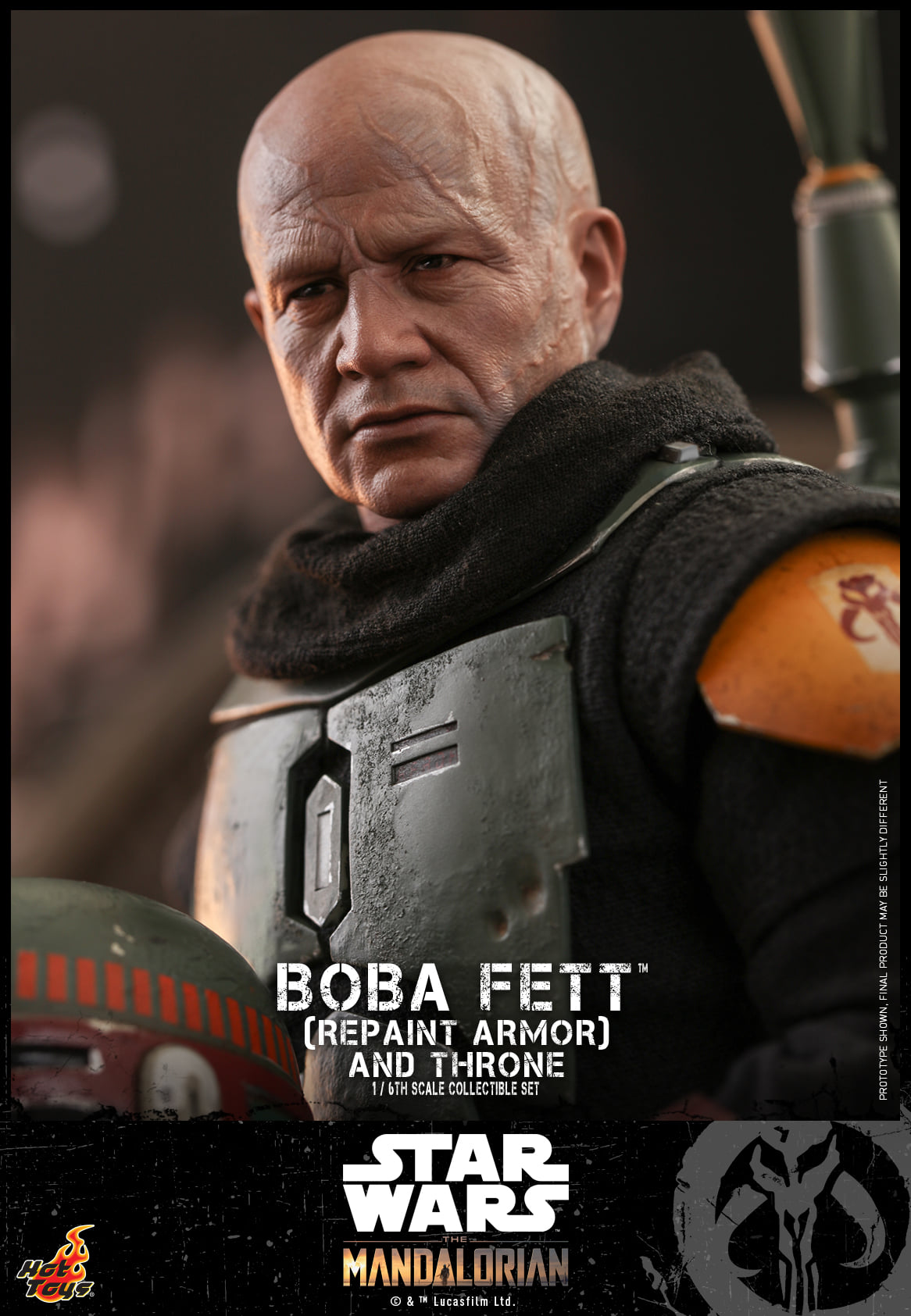 Hot Toys TMS056B 1/6 Star Wars: The Mandalorian™ - Boba Fett (Repaint Armor) and Throne (Special Edition)
