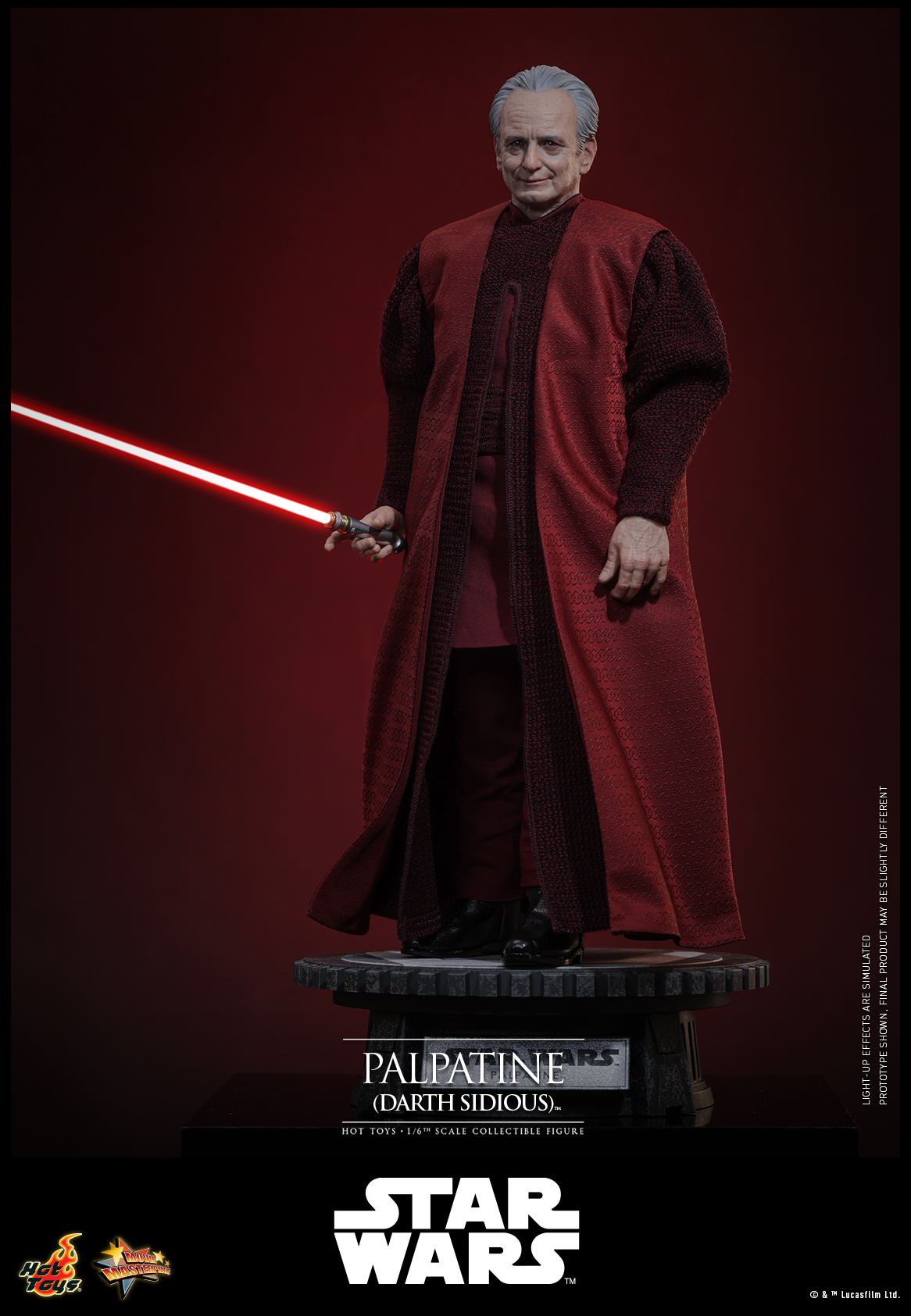 Hot Toys MMS805 Star Wars: Episode III – Revenge of the Sith - Palpatine (Darth Sidious)
