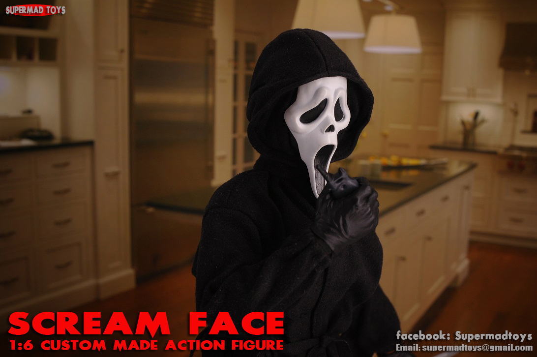 SUPERMAD TOYS 1/6 SCREAM FACE