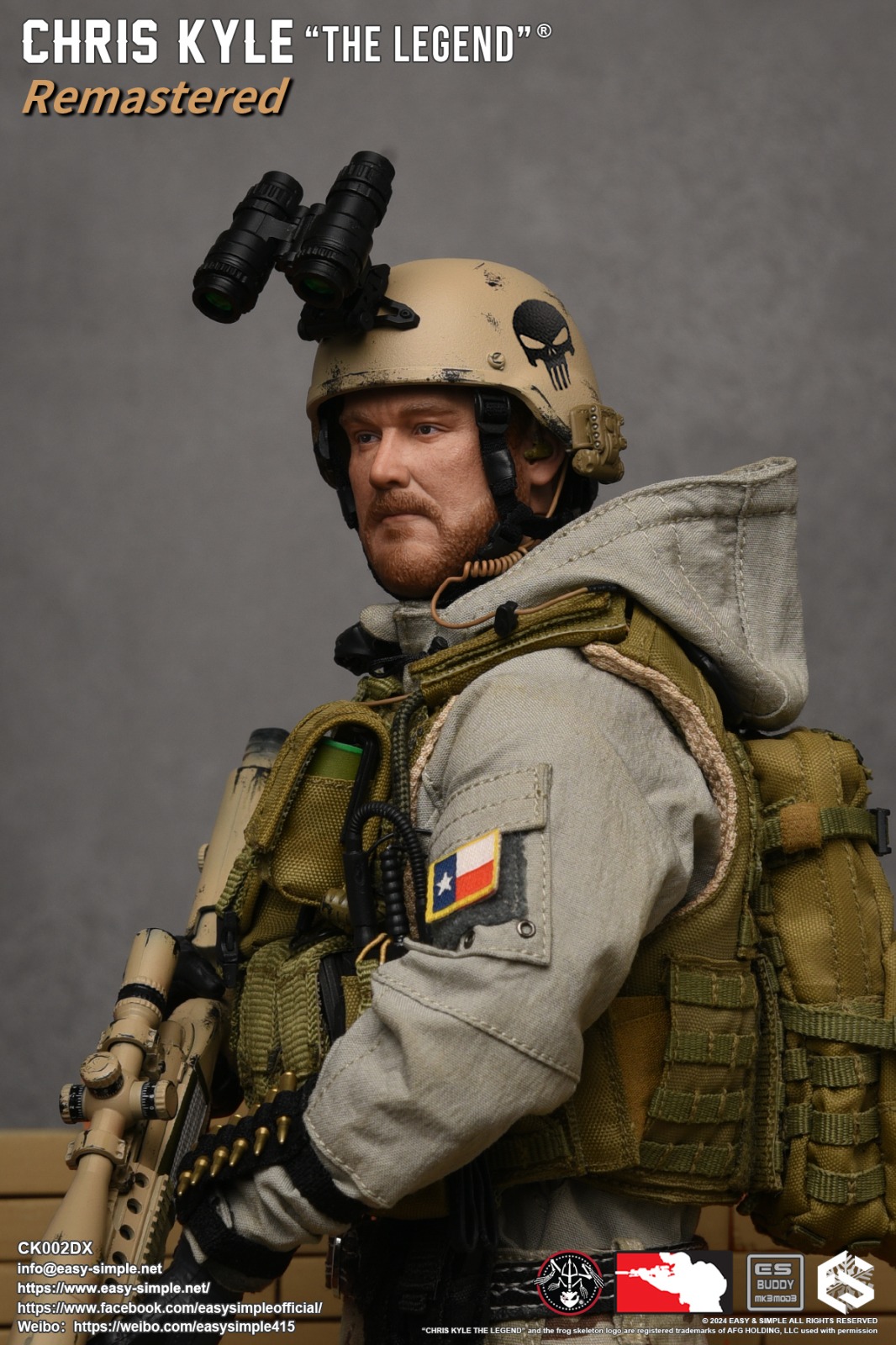 BlackOpsToys X Easy&Simple ES CK002DX Chris Kyle "The Legend" Remastered (Deluxe Version)
