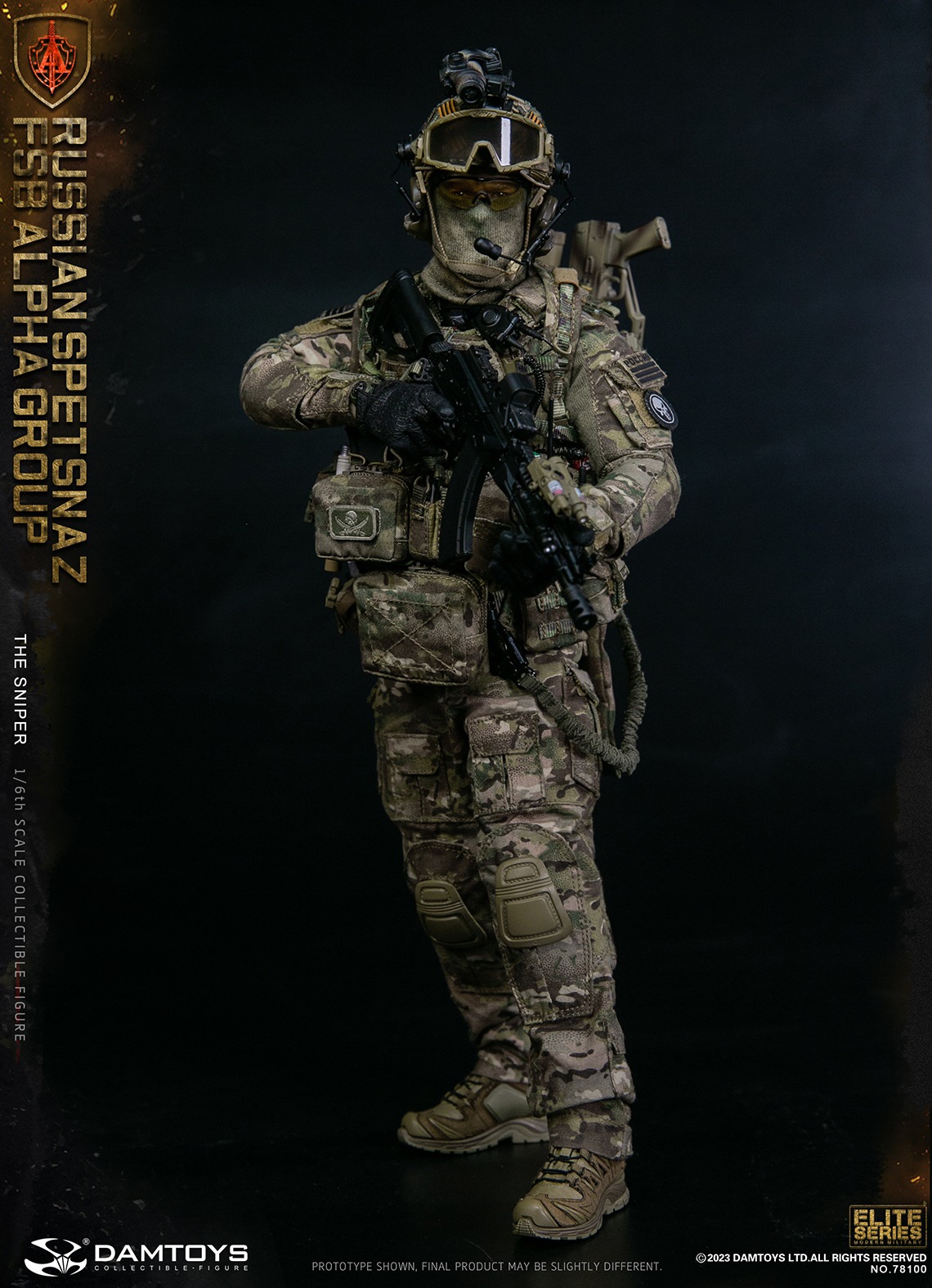DAMTOYS 78100 1/6 RUSSIAN SPETSNAZ FSB ALPHA GROUP - THE SNIPER