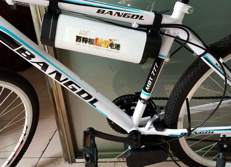 OT92 ชุดแปลงจักรยานไฟฟ้า 36V 8A แบตลิเธียม รุ่นติดตั้งง่าย ไม่ถอดล้อต่อโซ่