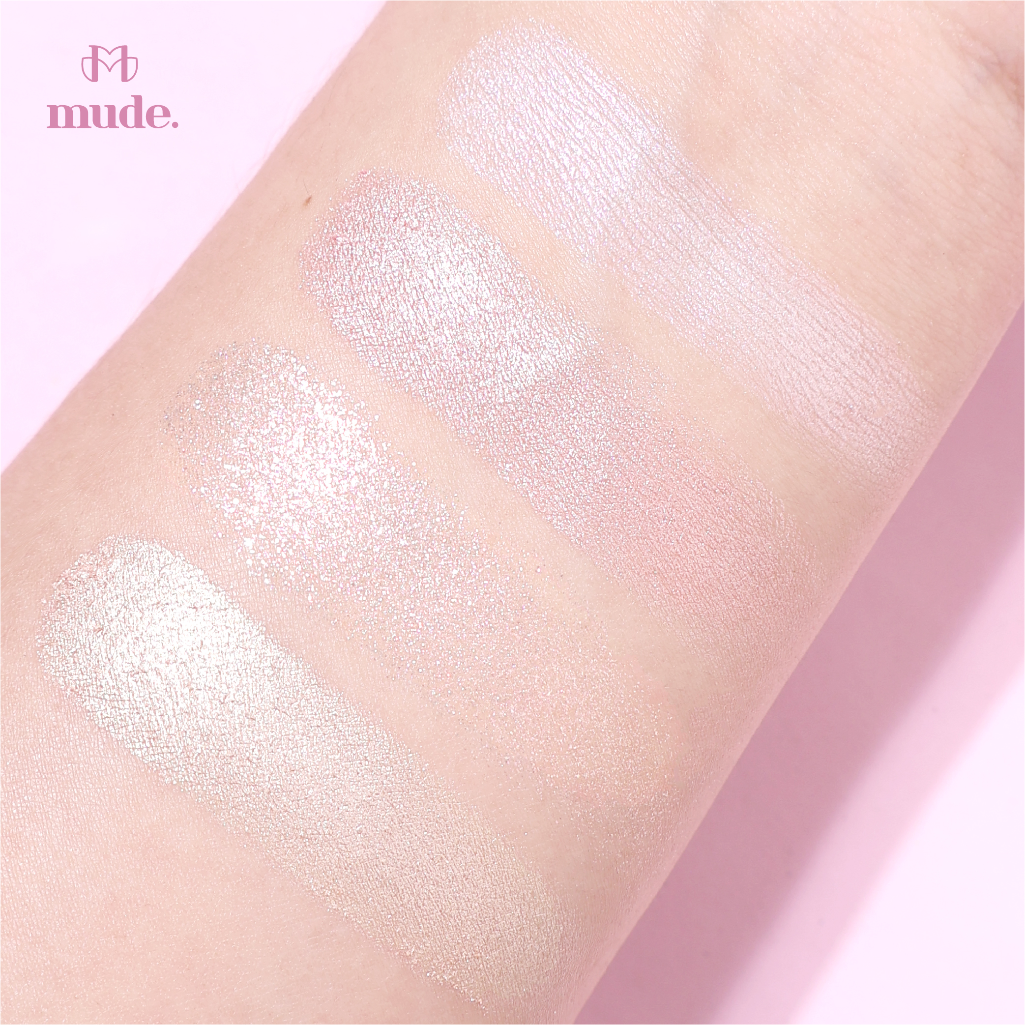 MUDE FULL BLOOM PALETTE 01 BLOOMING 3.8G. ( อายแชโดว์ ชิมเมอร์ กลิสเตอร์ )
