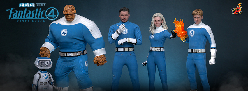 Hot Toys MMS824 The Fantastic Four: First Steps - Invisible Woman and H.E.R.B.I.E.
