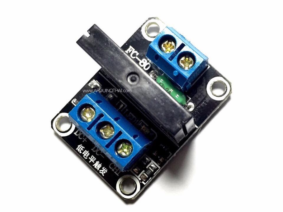 1 Chanel Solid State Relay ควบคุมไฟ AC 220-240V