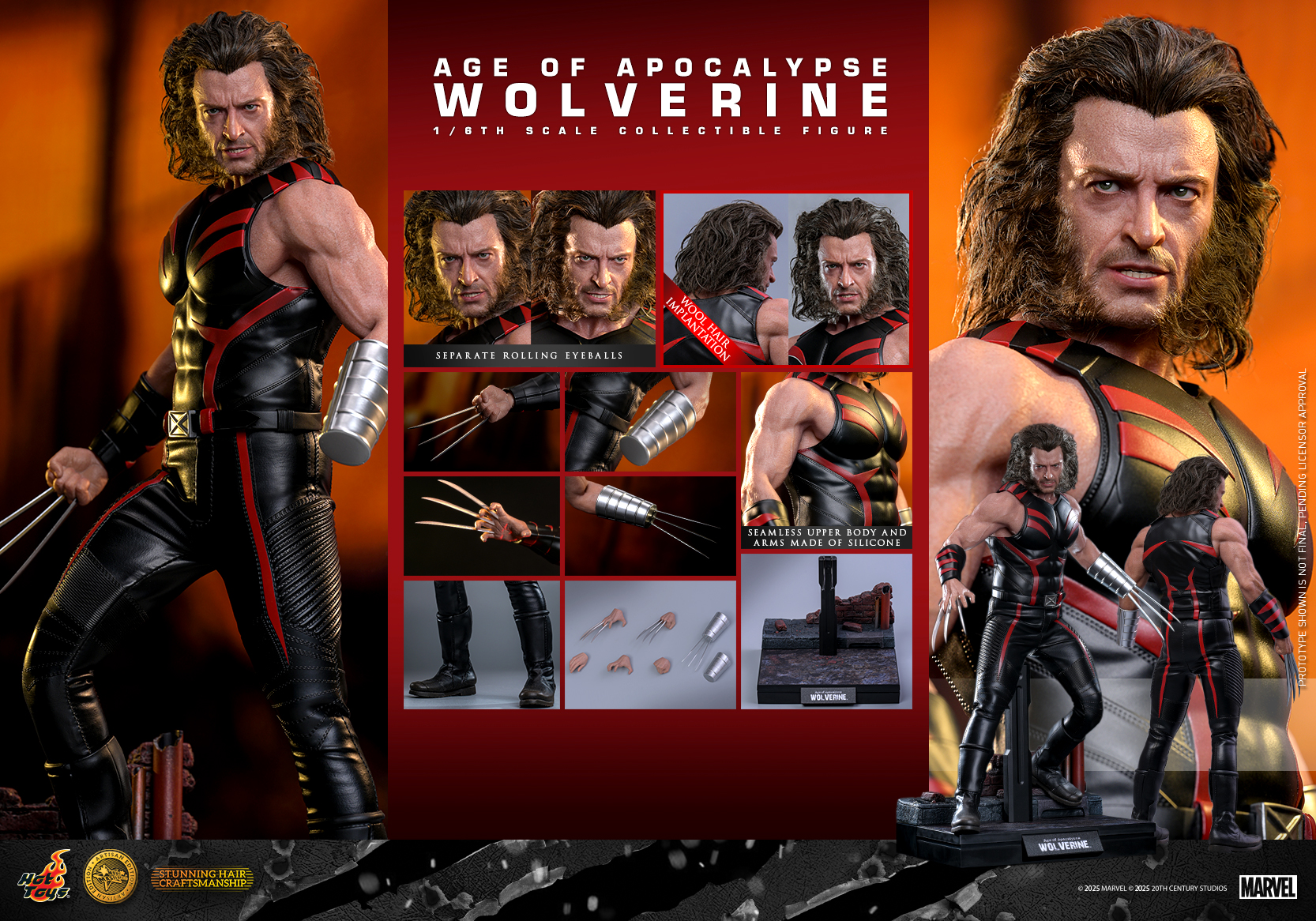 Hot Toys MMS819AE Deadpool & Wolverine - Age of Apocalypse Wolverine (Artisan Edition) [Hot Toys Exclusive]