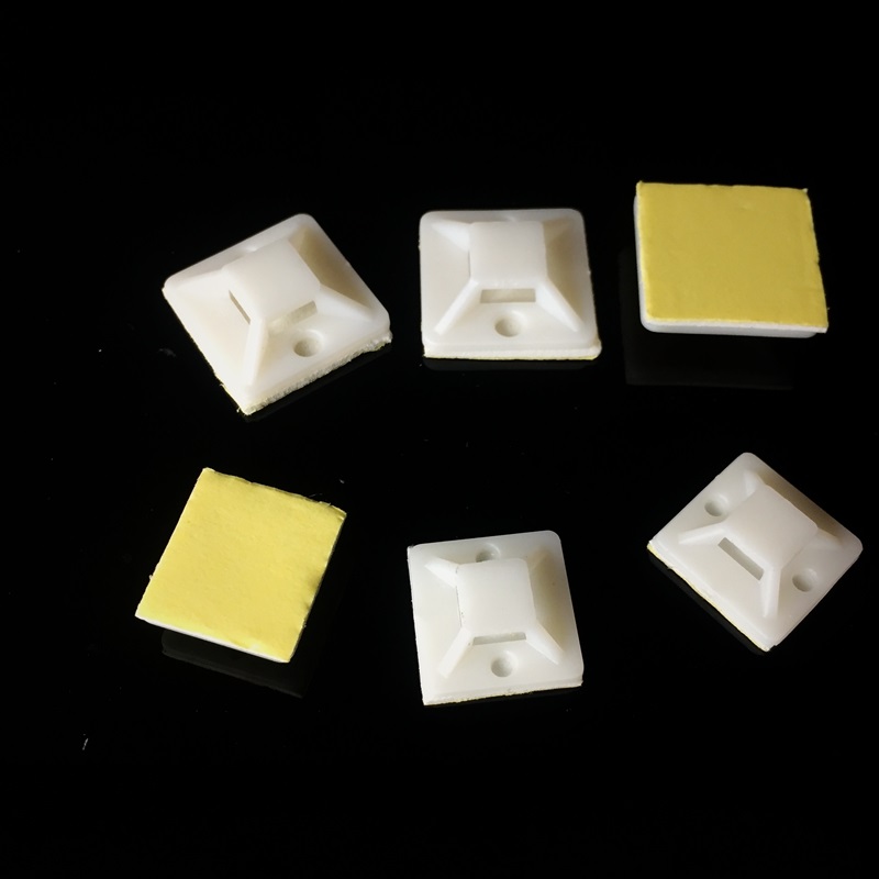 แป้นยึดเคเบิ้ลไทร์ ขนาด20*20 Self Adhesive Cable Tie Mounts ชุดละ10ตัว