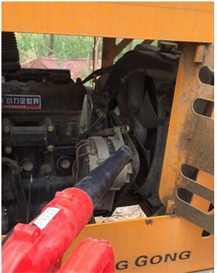 ES08 เครื่องเป่าลม โบลวเวอร์ใช้ไฟแบตเตอรี่ 12 v กำลังไฟ 600 วัตต์