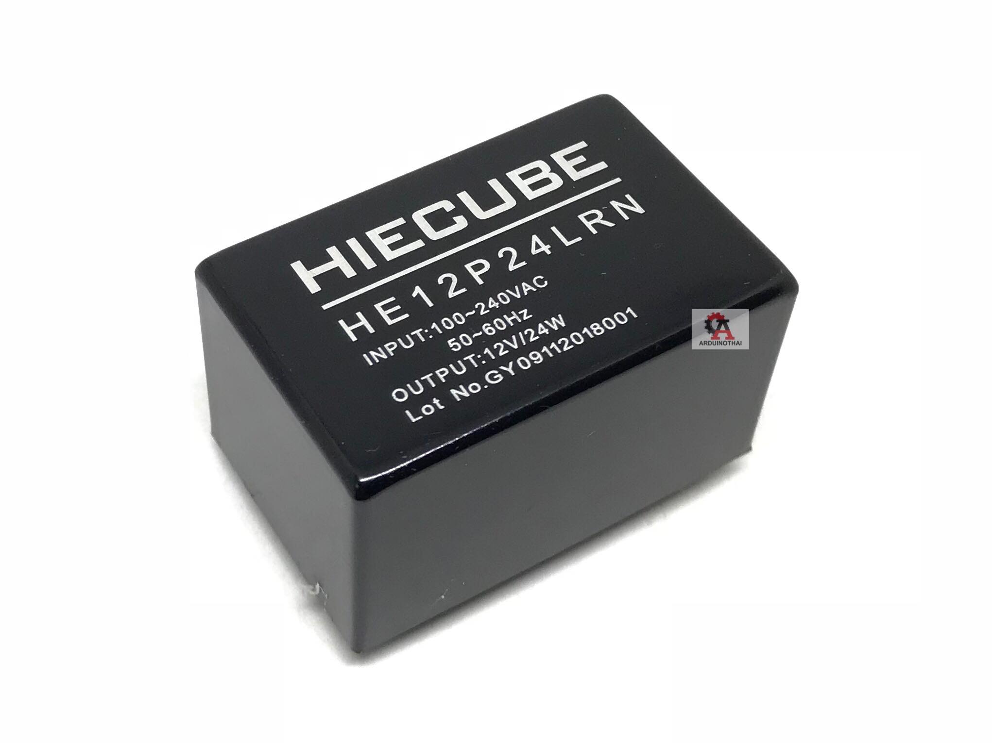 Switching Power Supply HIECUBE 220V to 12V 2A 24W แปลงไฟ 220V เป็น 12V กระแส 2A