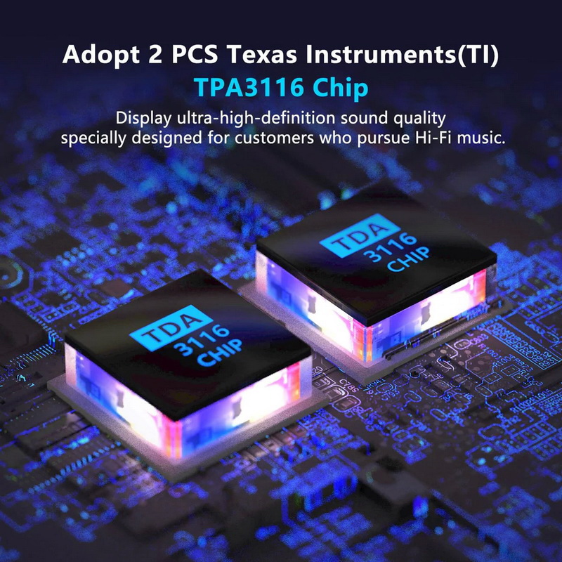 Fosi Audio BL20A Bluetooth Power Amplifier ClassD ชิป TPA3116 x2 ประกันศูนย์ไทย