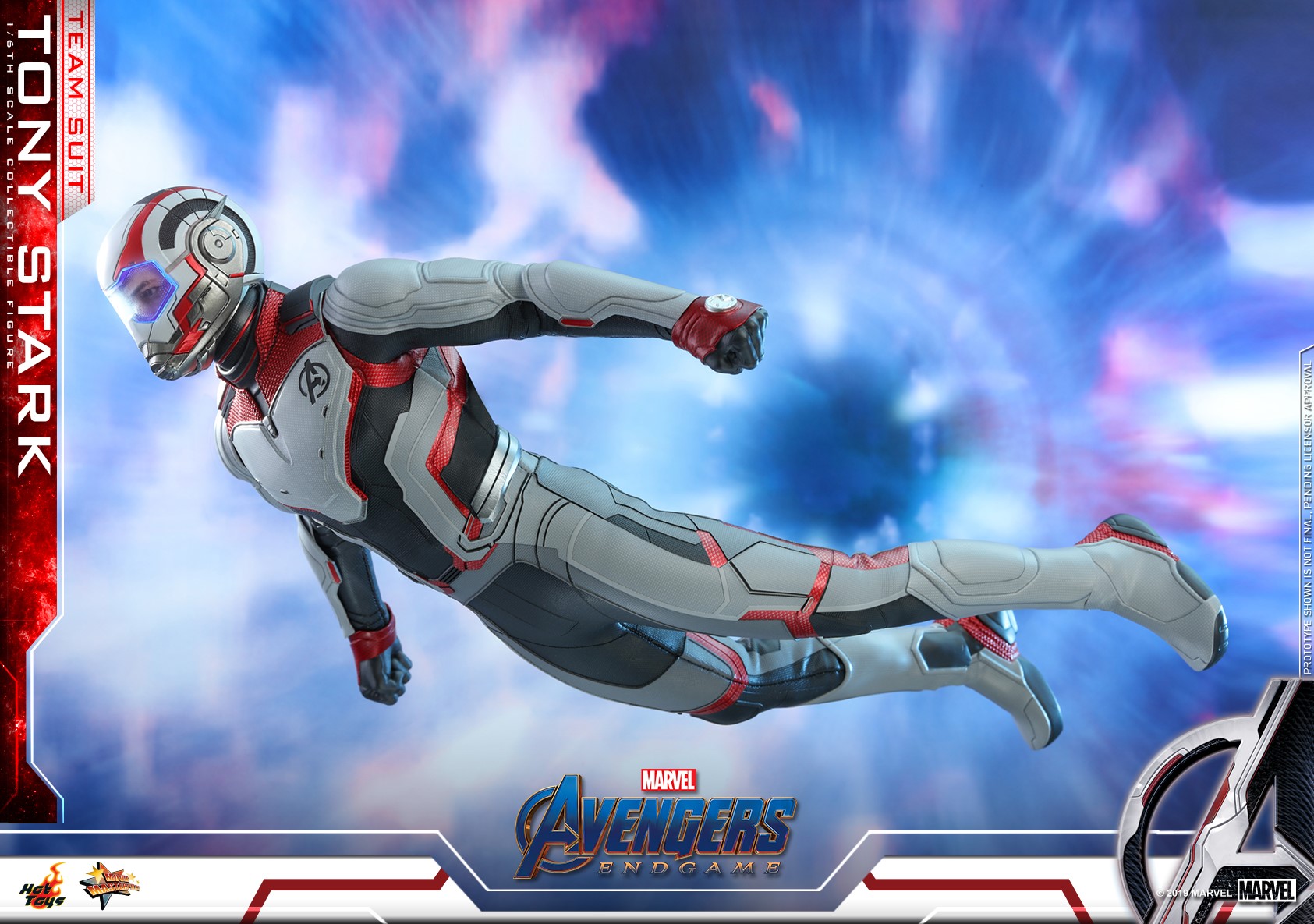 Hot Toys MMS537 Avengers: Endgame - Tony Stark (Team Suit)