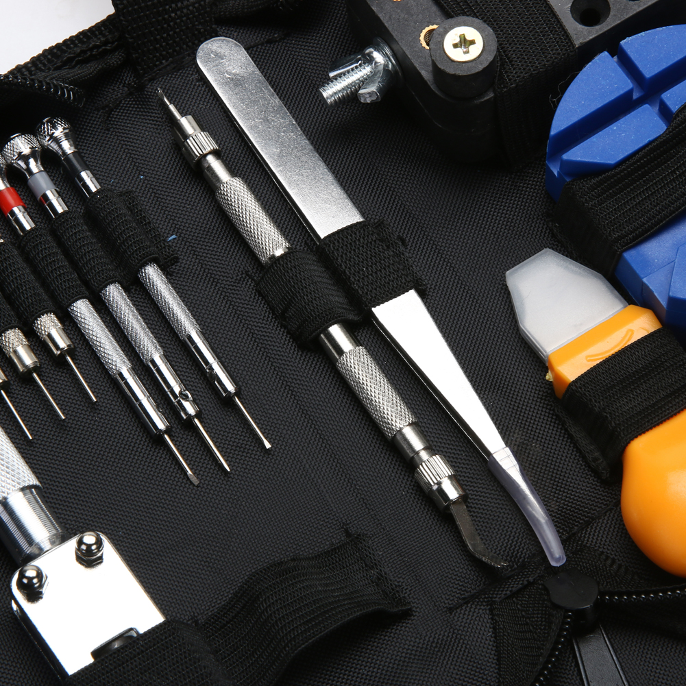 OT03 ชุดเครื่องมือ ซ่อม เปลี่ยนสาย เปลี่ยนถ่าน นาฬิกา 13 ชิ้น