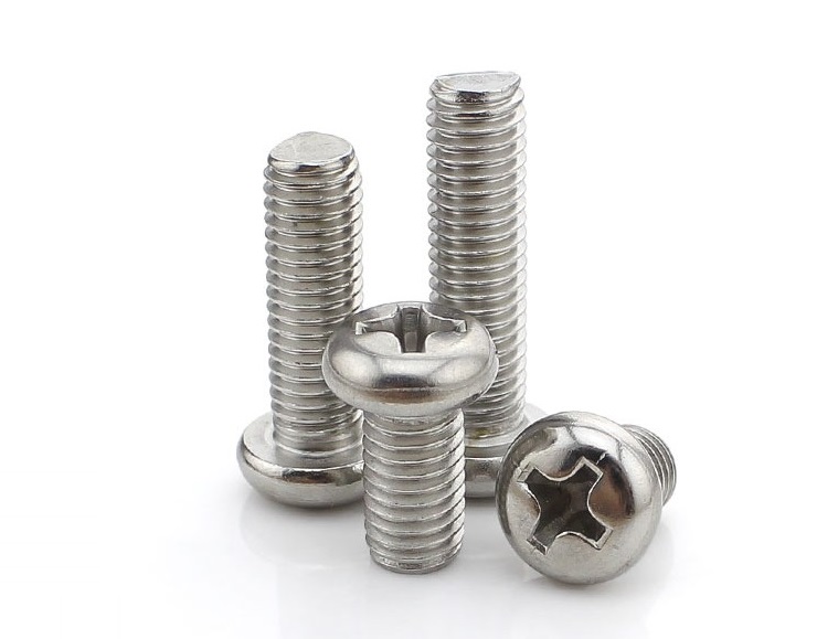 สกรูหัวแฉกกลม สแตนเลส Screw M4
