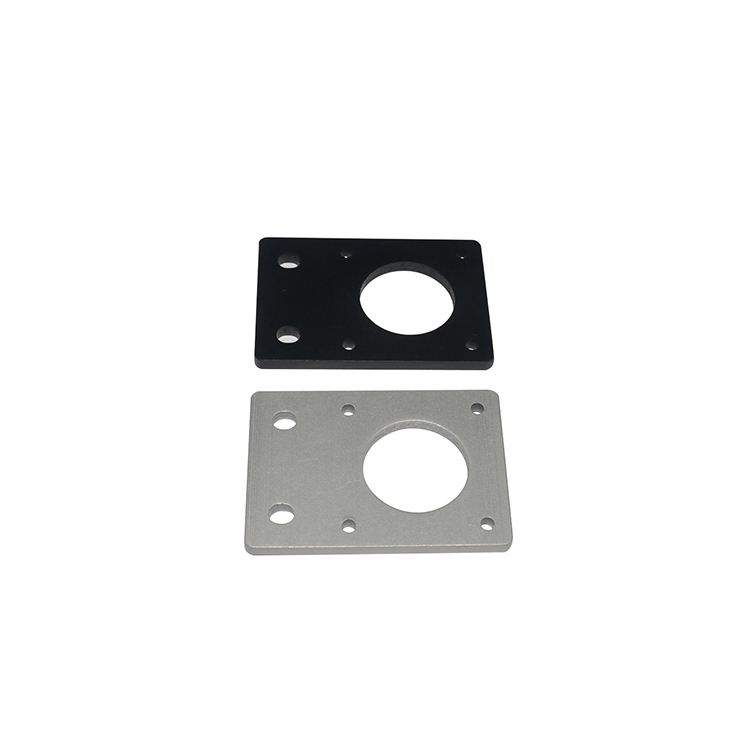 Plate ยึด stepper motor สีขาว